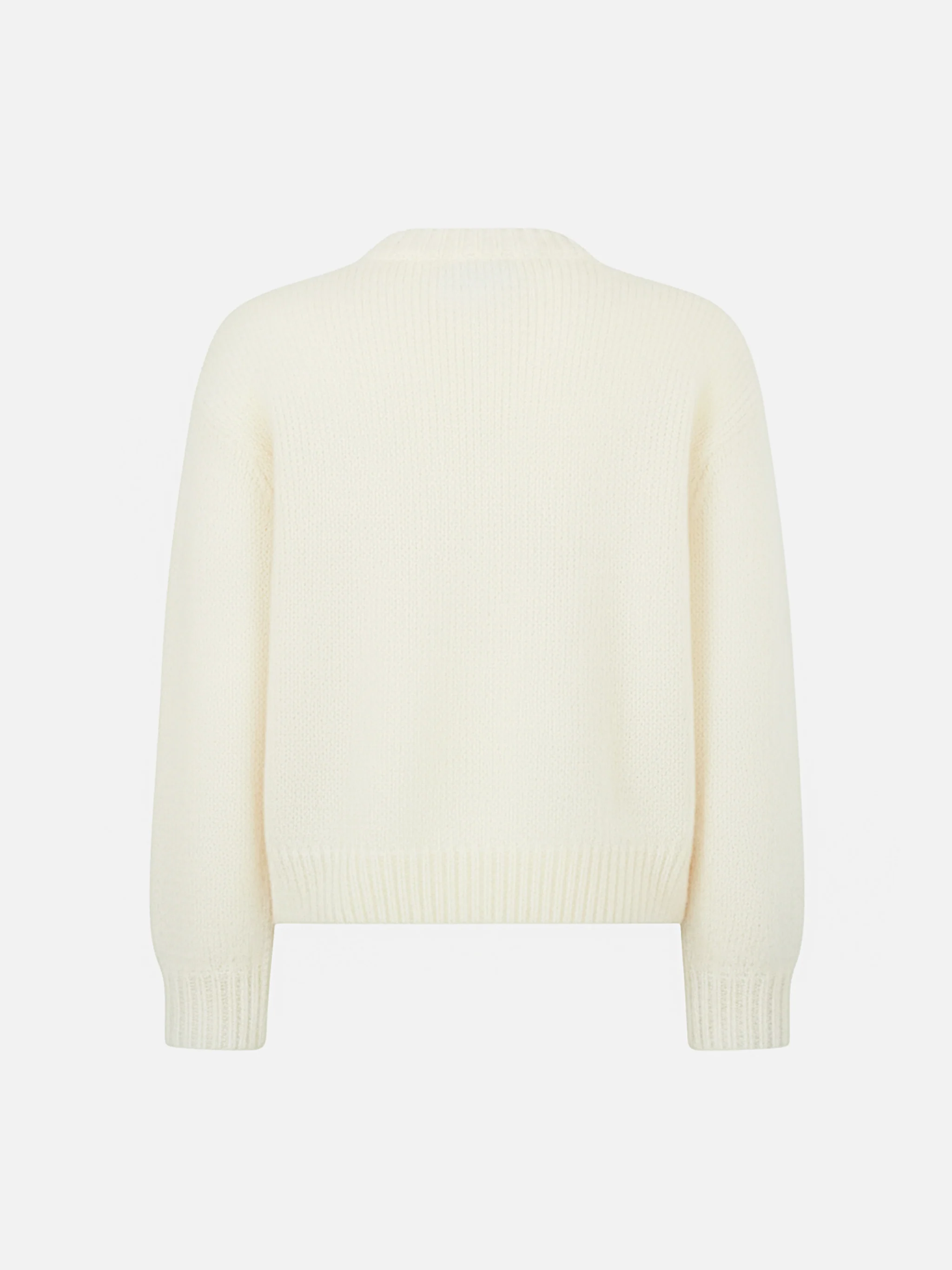 Boxy shape soft sweater Danya Jr with St. Moritz lurex jacquard - Image 3