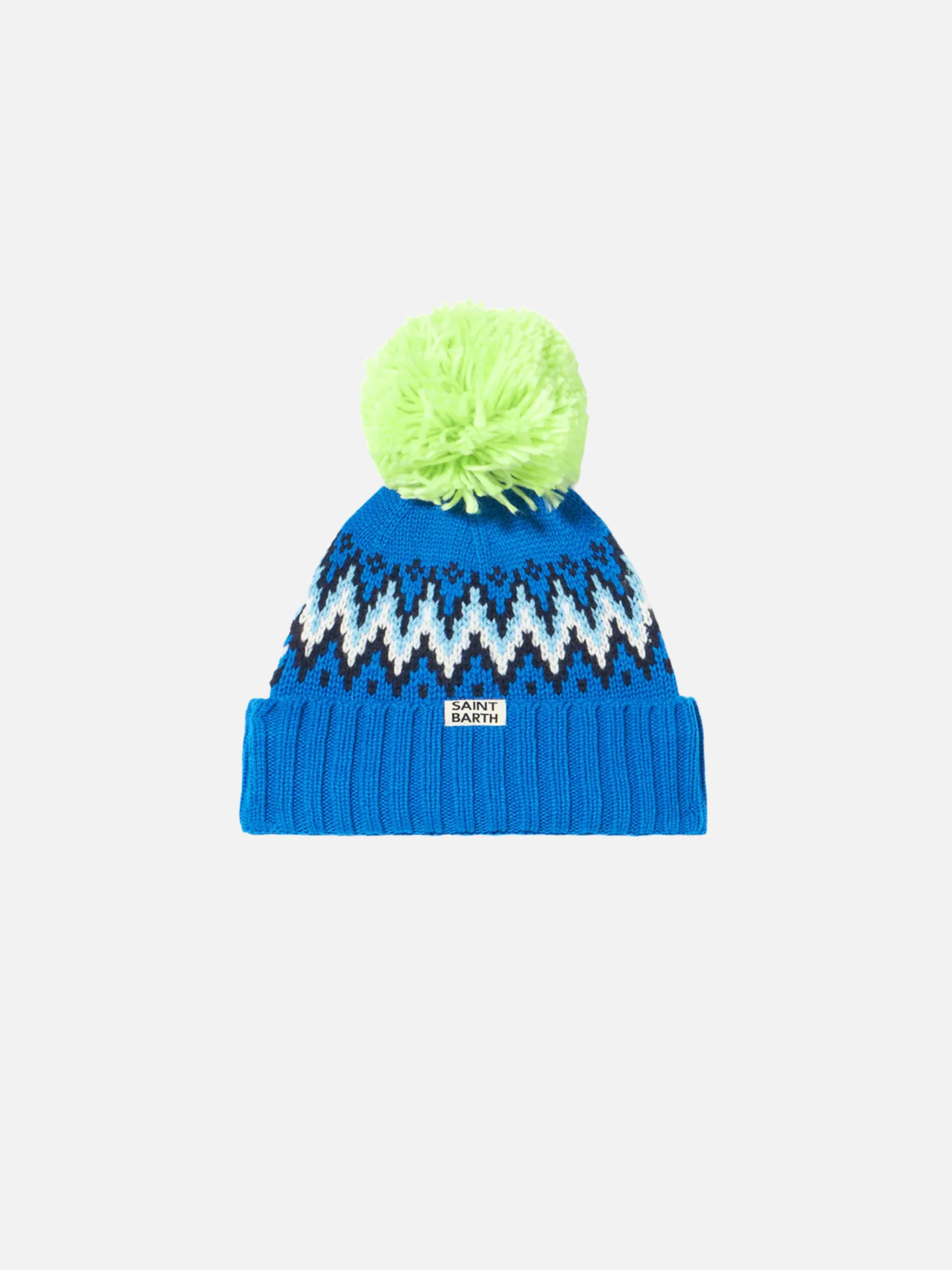 Boy beanie with Icelandic jacquard - Image 3