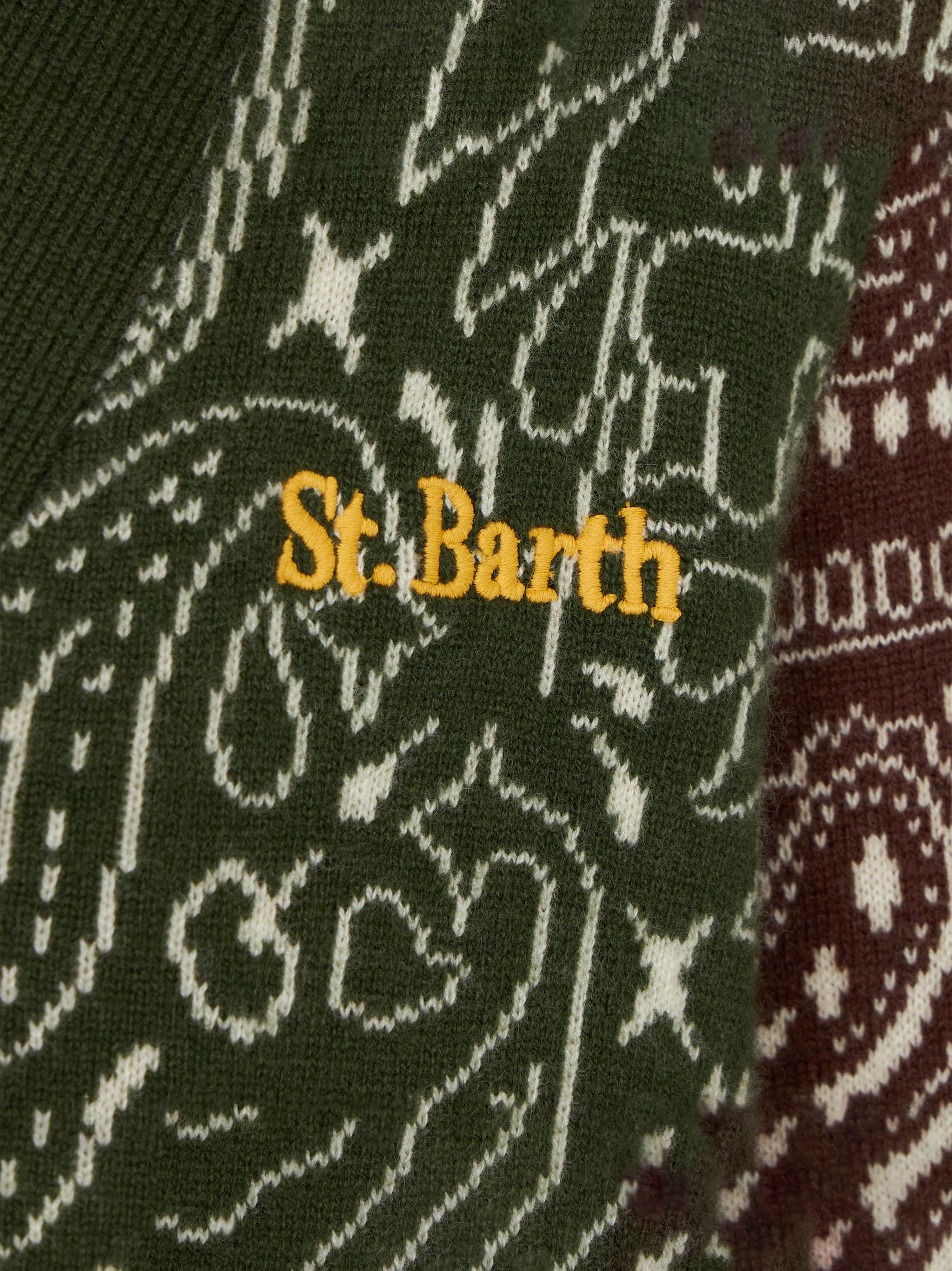 Boy cardigan with bandanna print - Image 3