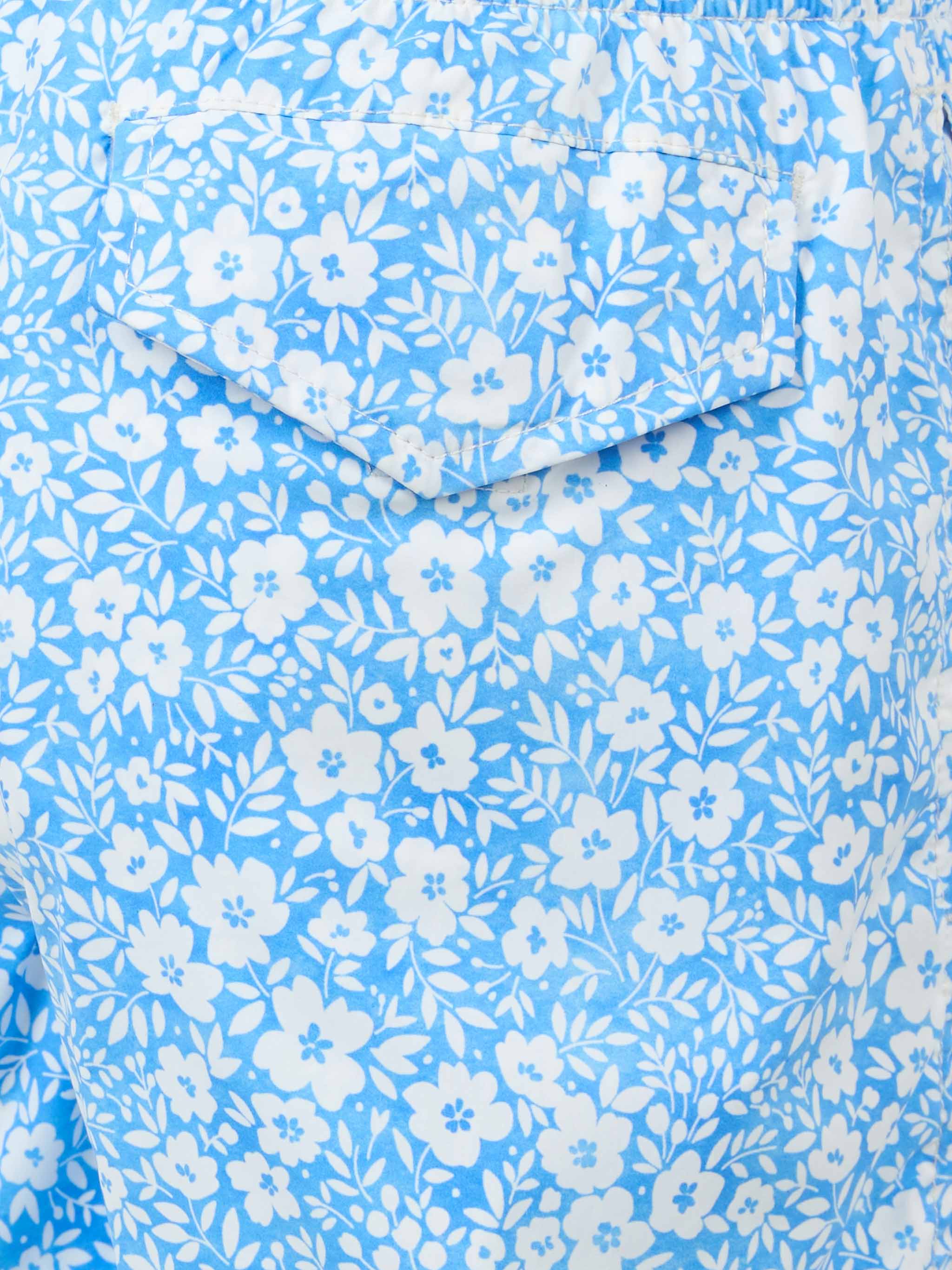 Comfort Light classic stretch swim shorts with flower print - Image 3