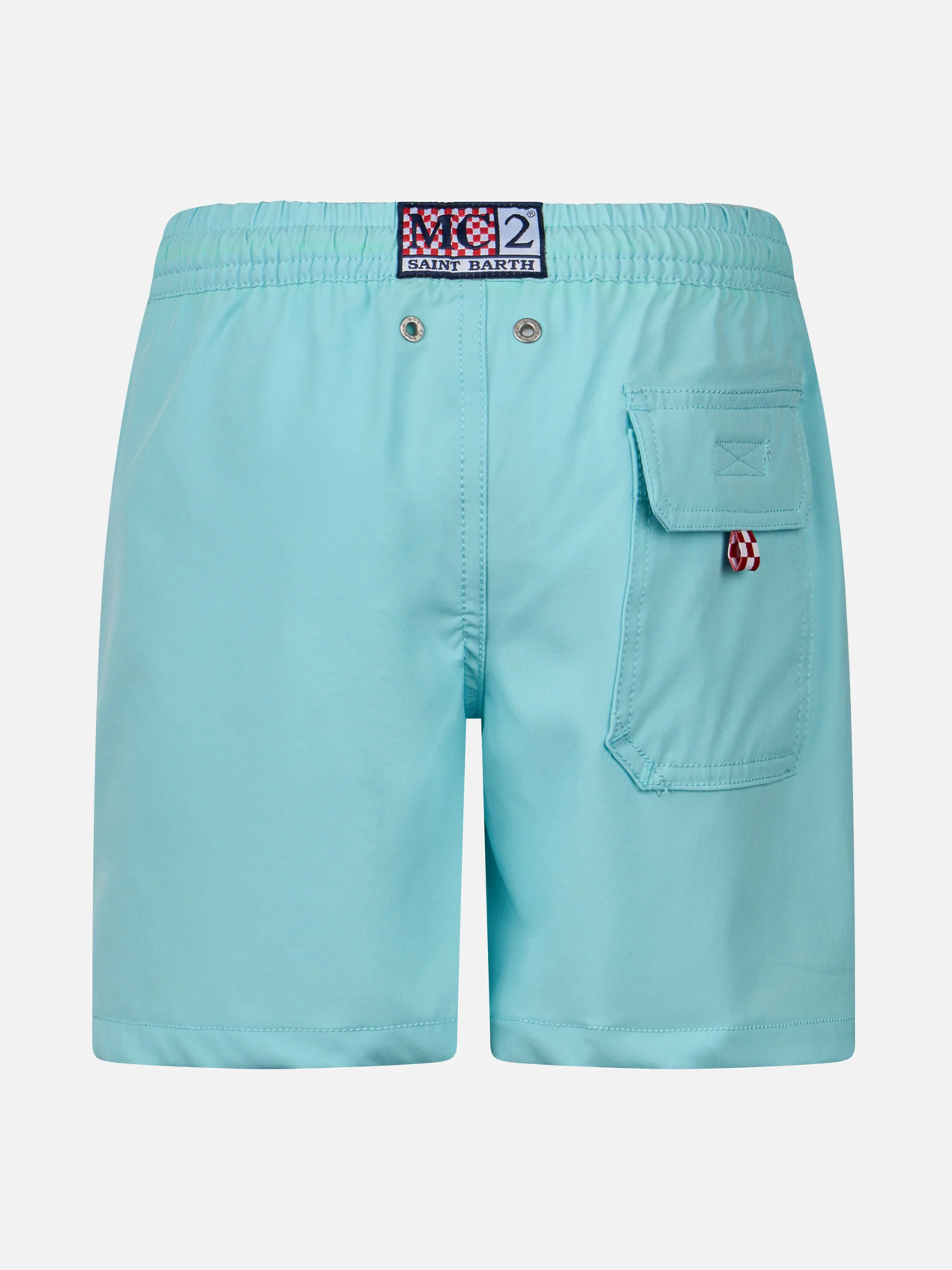 Boy Comfort swim shorts with King of the Beach embroidery - Image 2