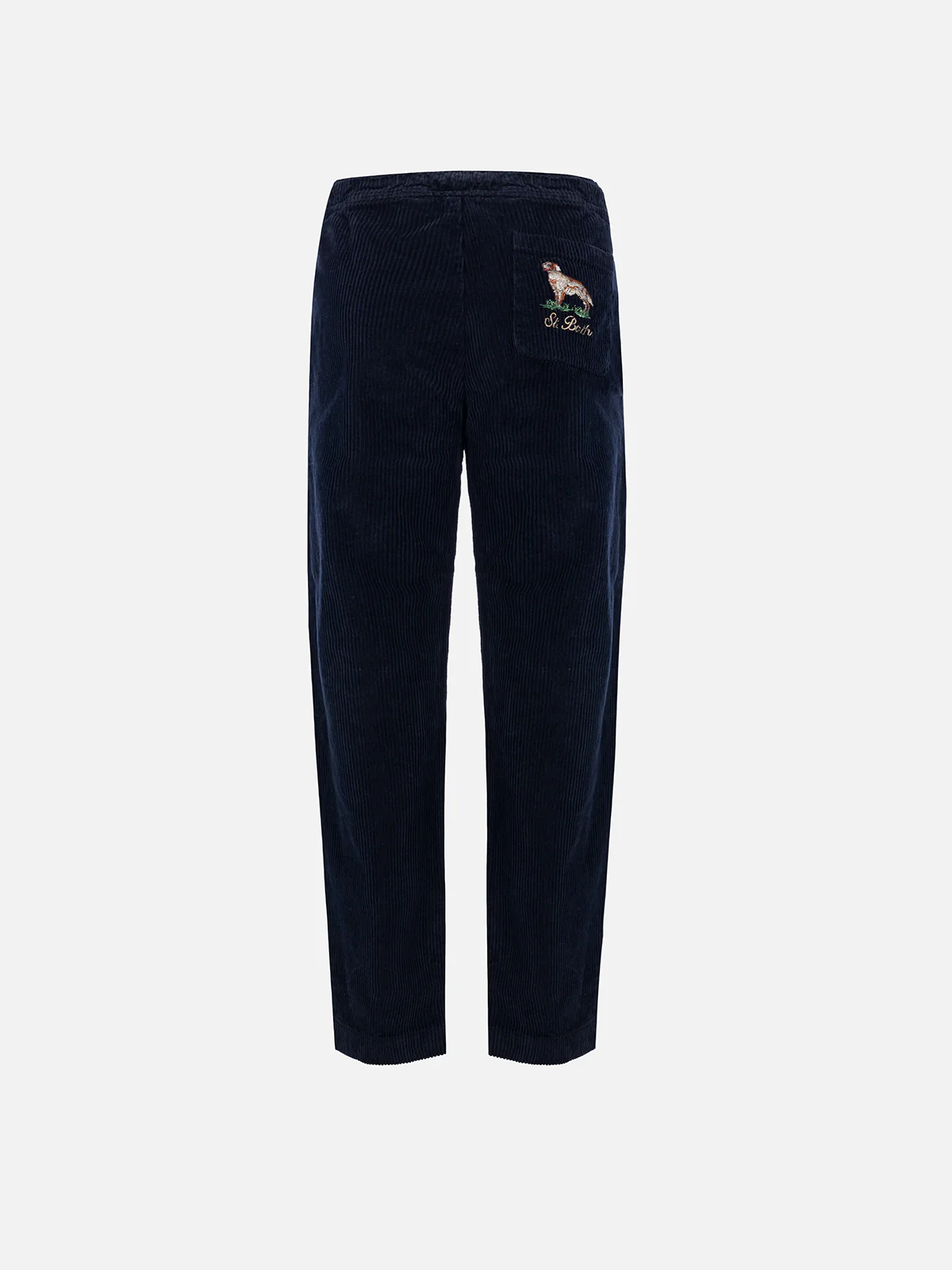 Boy corduroy pants Kilkenny with country dog embroidery - Image 2
