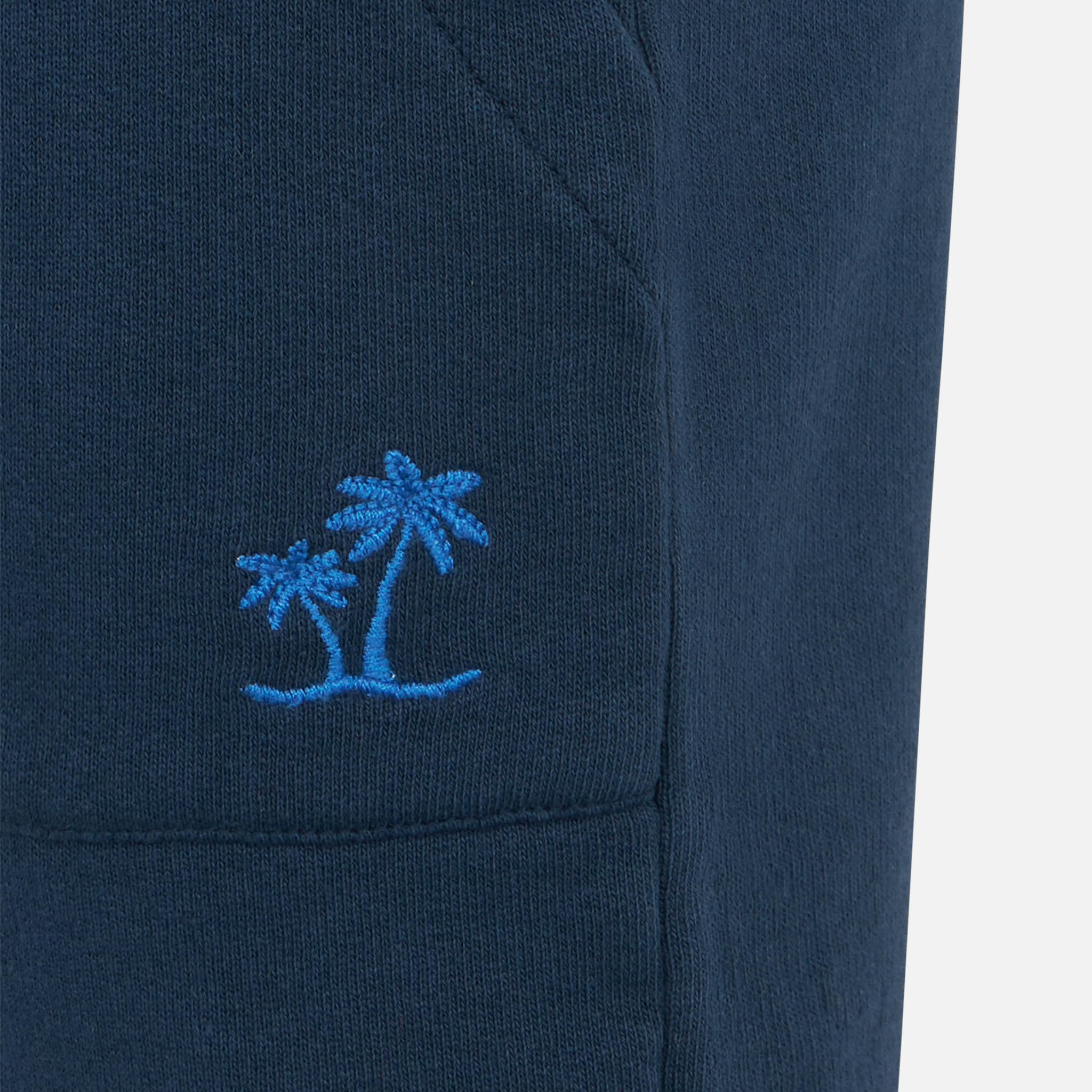Boy cotton navy blue bermuda - Image 3