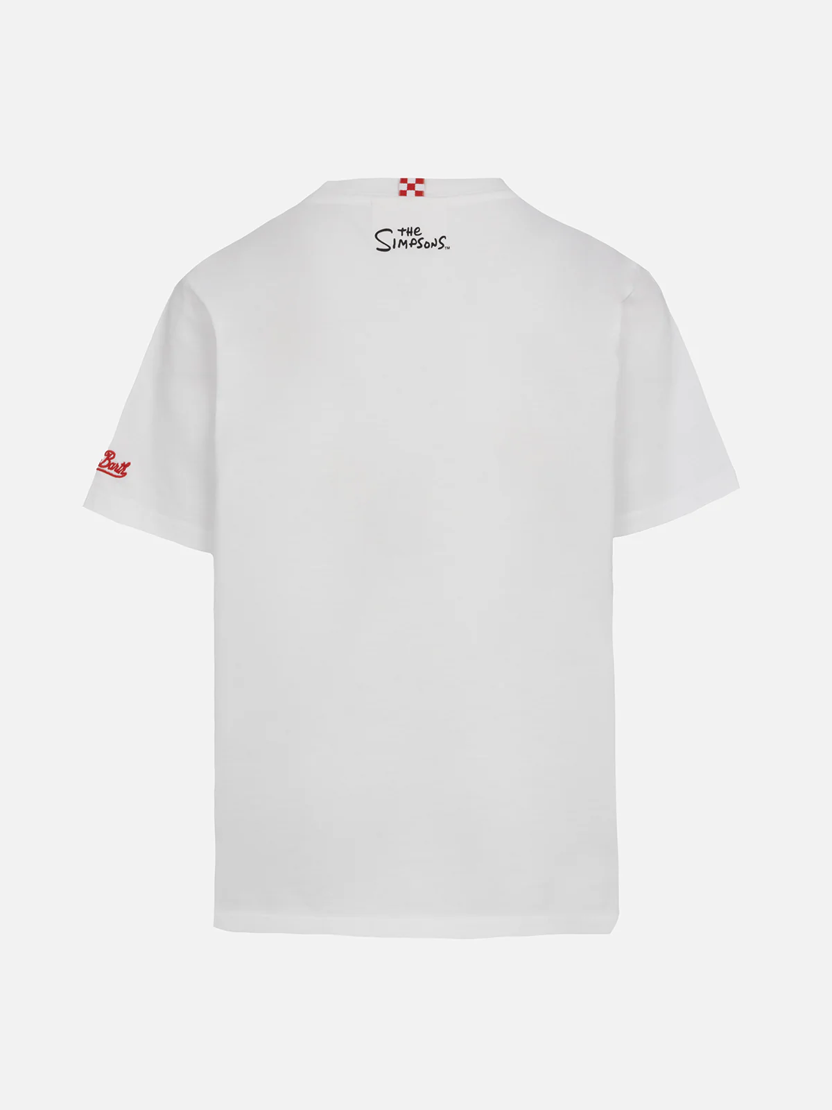 Boy cotton t-shirt with Bart print and embroidery | THE SIMPSON SPECIAL EDITION - Image 3