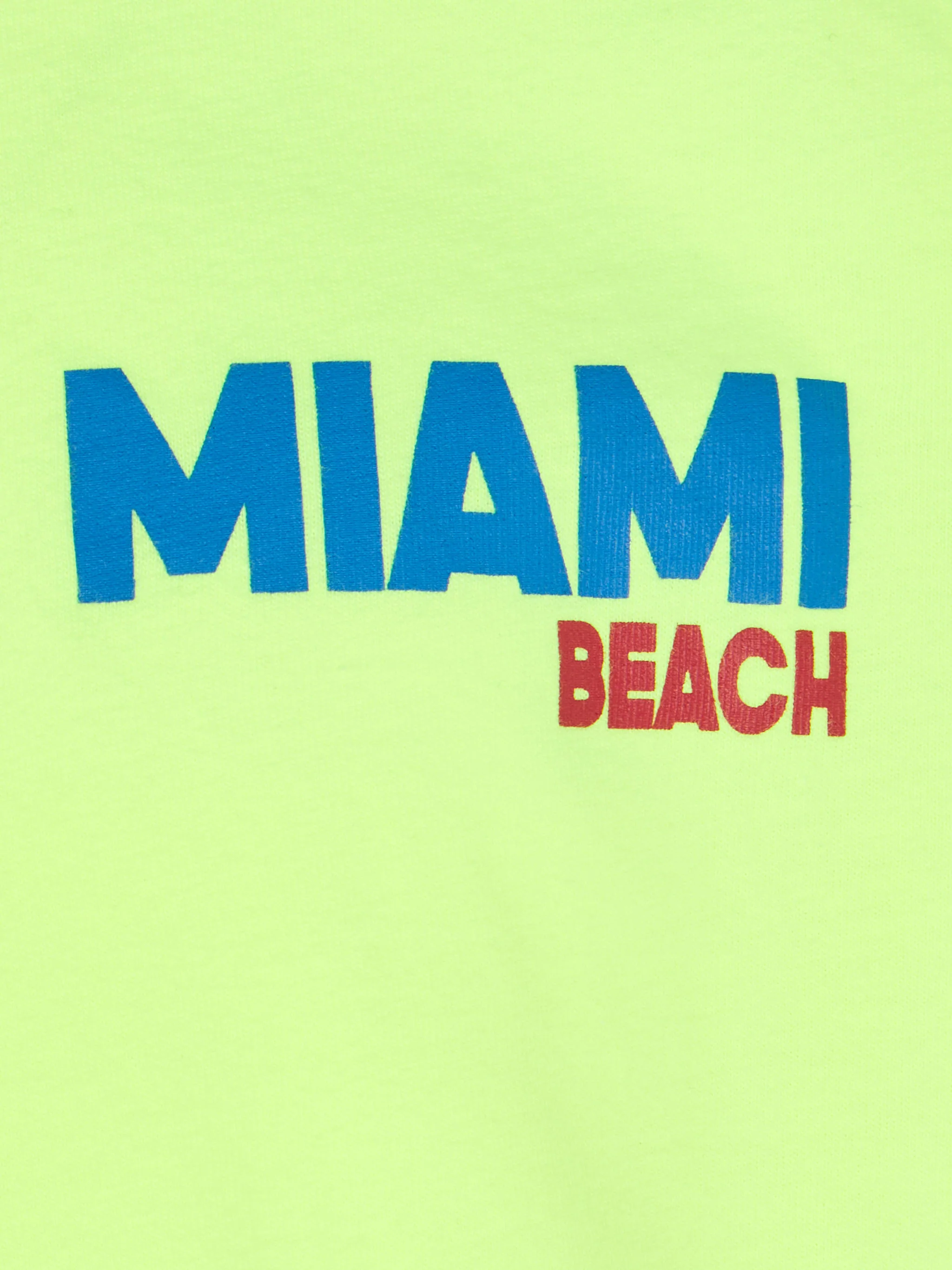Boy cotton t-shirt with Miami Beach postcard print - Image 3