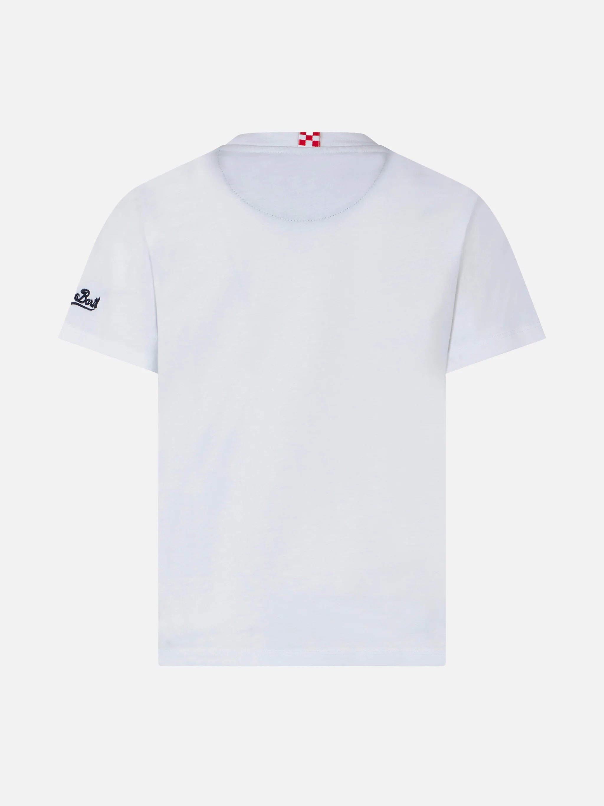 Boy cotton t-shirt with printed pocket - Image 3