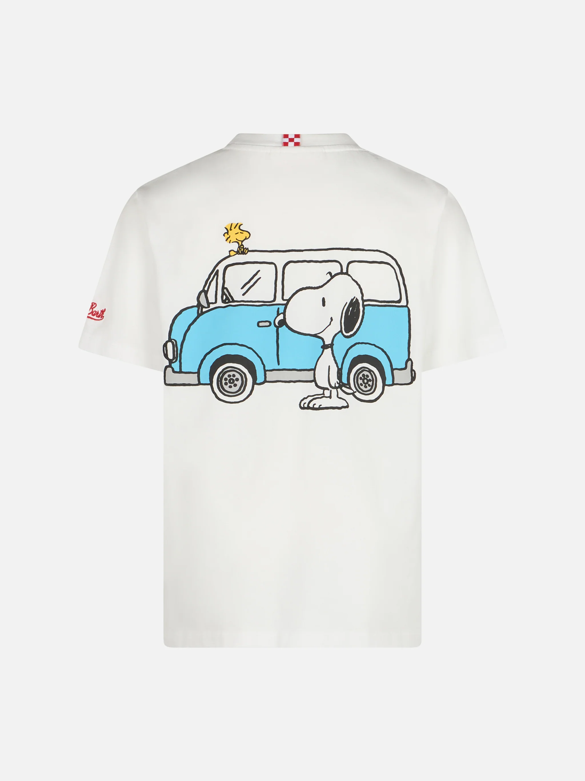 Boy cotton t-shirt with Snoopy print and St. Barth Traveller embroidery | SNOOPY PEANUTS SPECIAL EDITION - Image 2