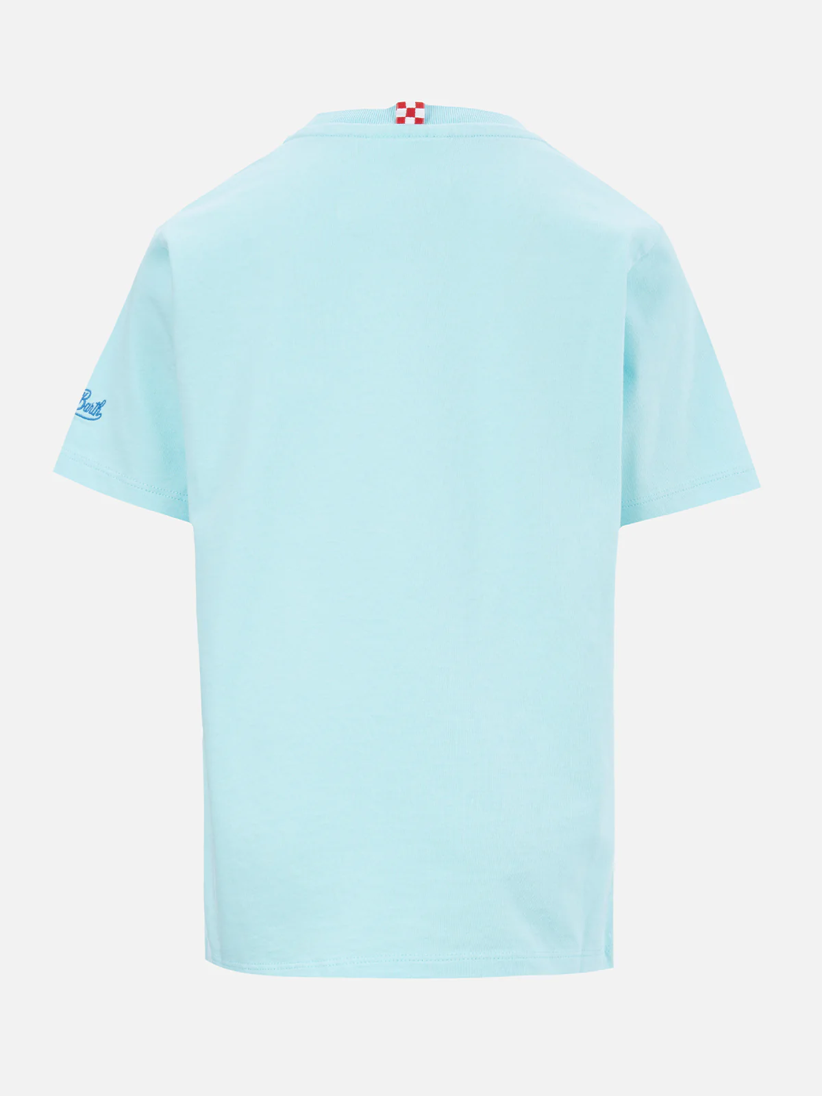 Boy cotton t-shirt with St. Barth best skater lion print - Image 2