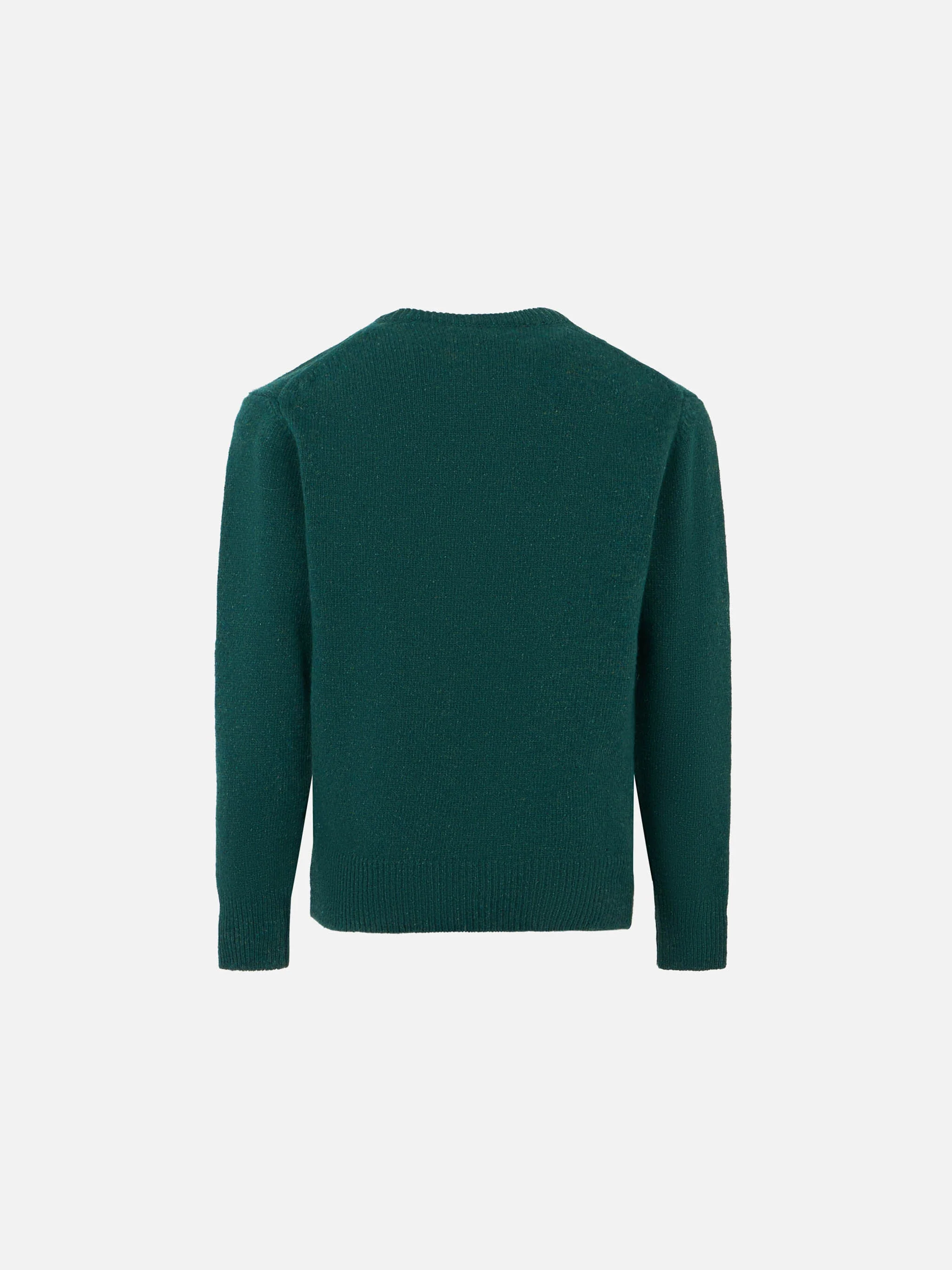 Boy crewneck donegal sweater with country dog jacquard - Image 3