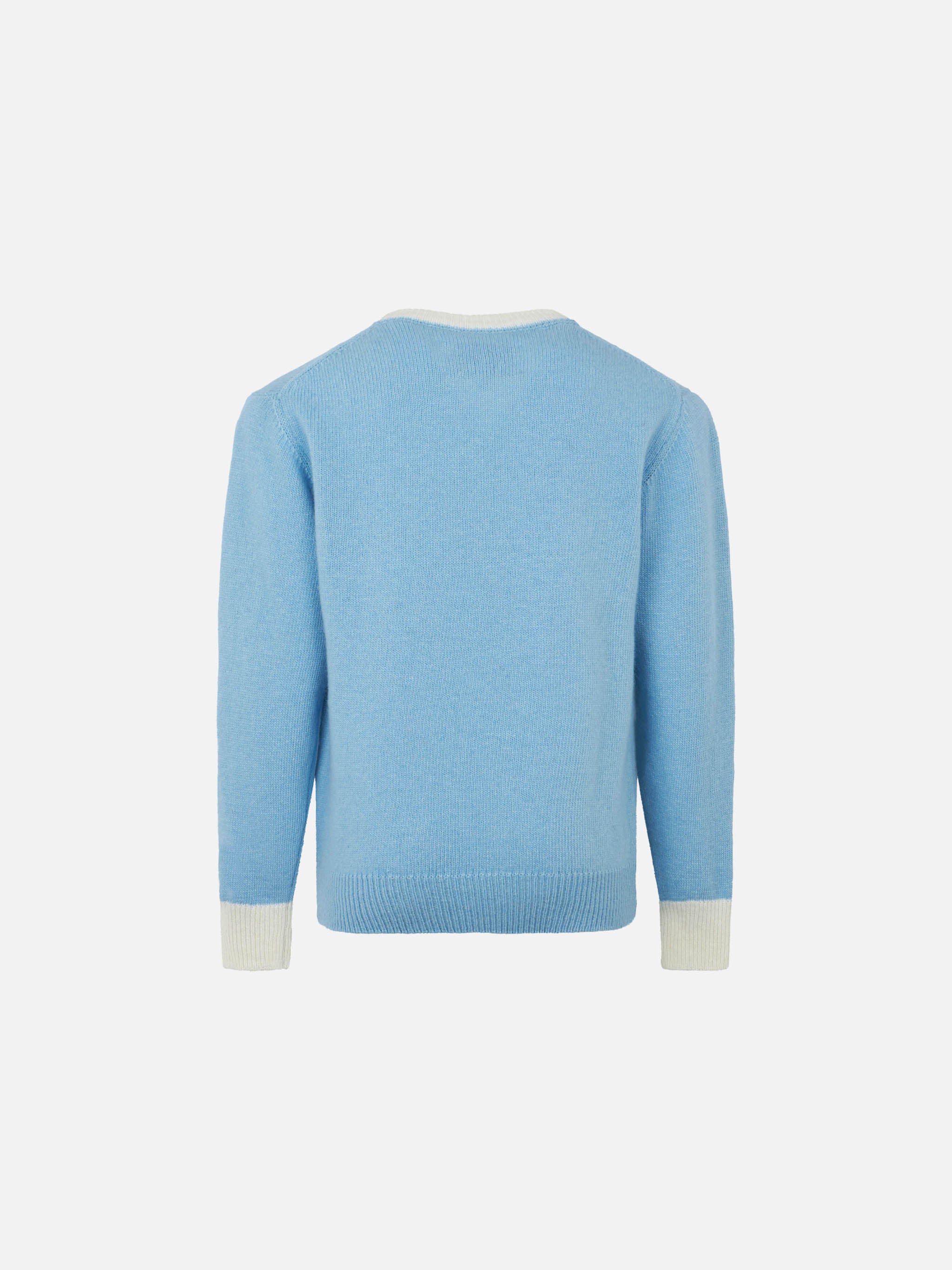 Boy crewneck sweater with Non Sono Stato Io! print - Image 3