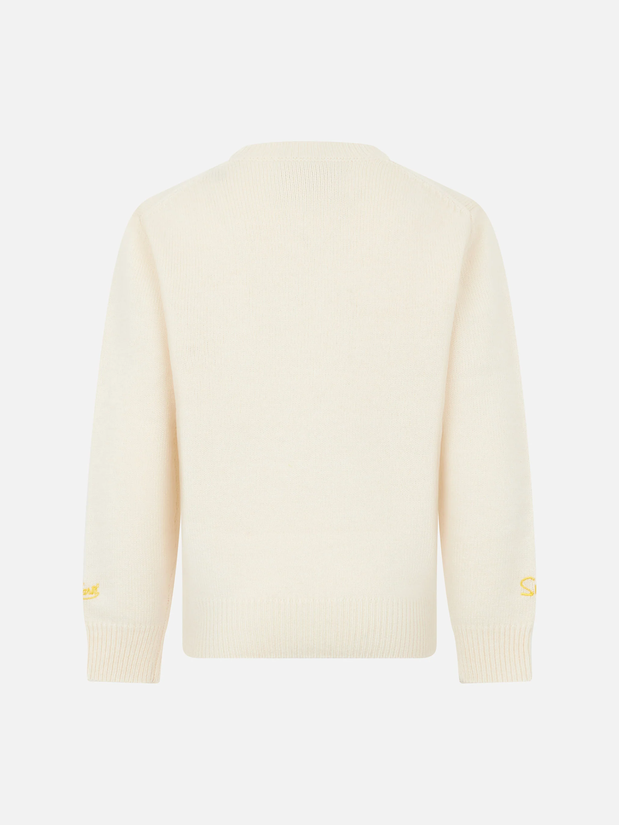 Boy crewneck sweater with The Simpson family jacquard | THE SIMPSONS SPECIAL EDITION - Image 3