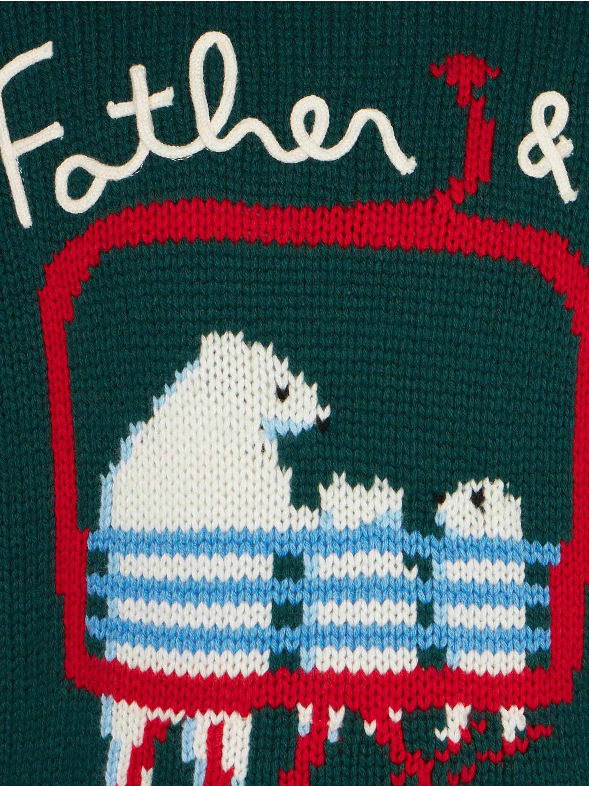 Boy sweater with bears embroidery - Image 3