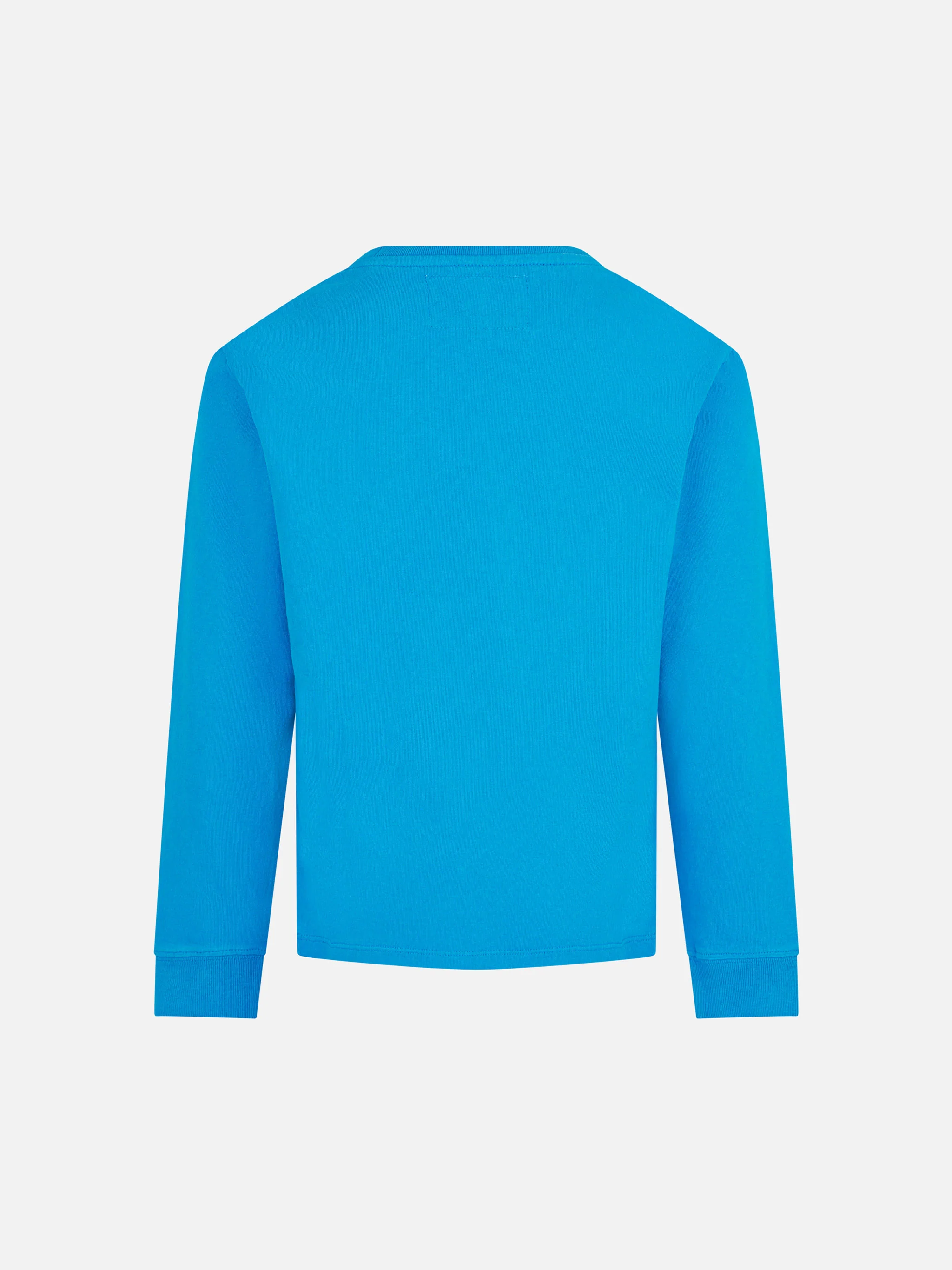 Boy heavy cotton bluette t-shirt - Image 2