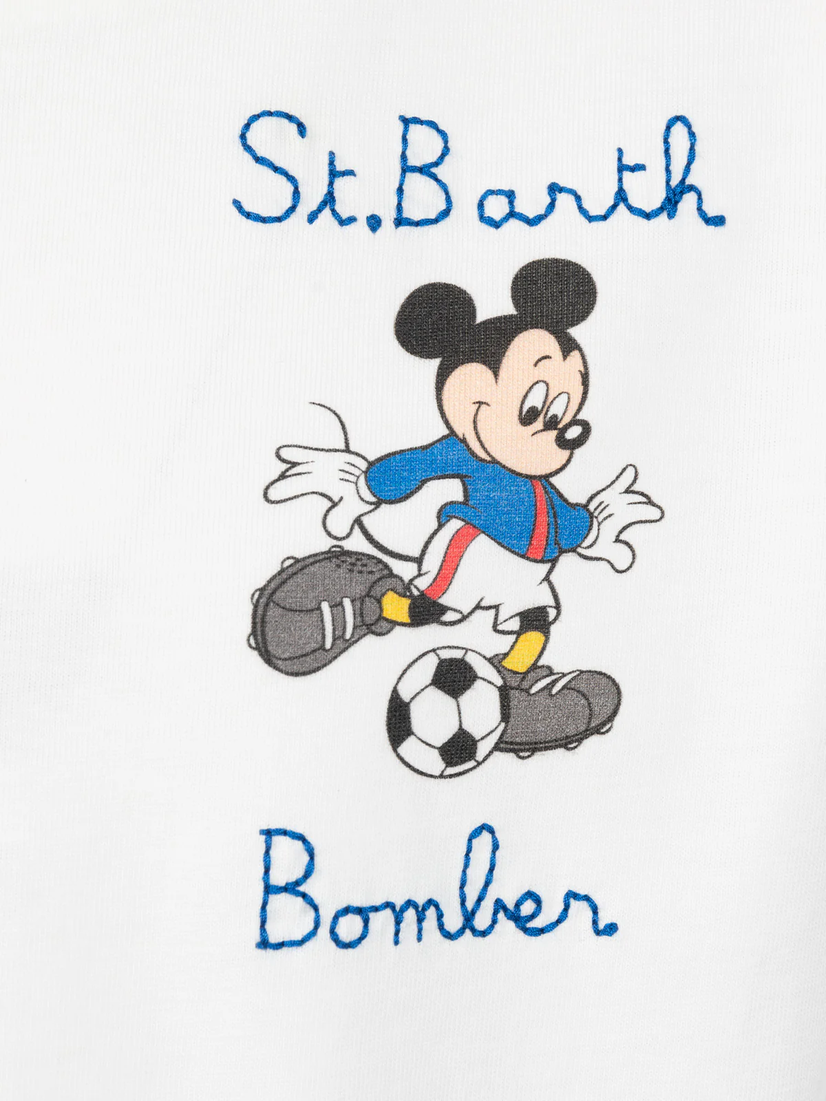 Boy heavy cotton t-shirt Cameron Mickey print and St. Barth Bomber embroidery | DISNEY SPECIAL EDITION - Image 2