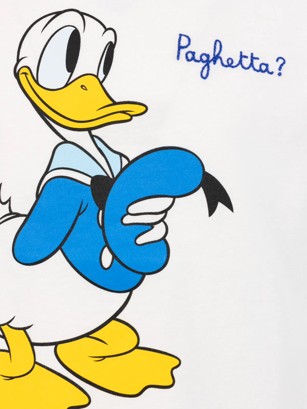 Boy heavy cotton t-shirt Cameron with Donald print and Paghetta? embroidery | DISNEY SPECIAL EDITION - Image 2