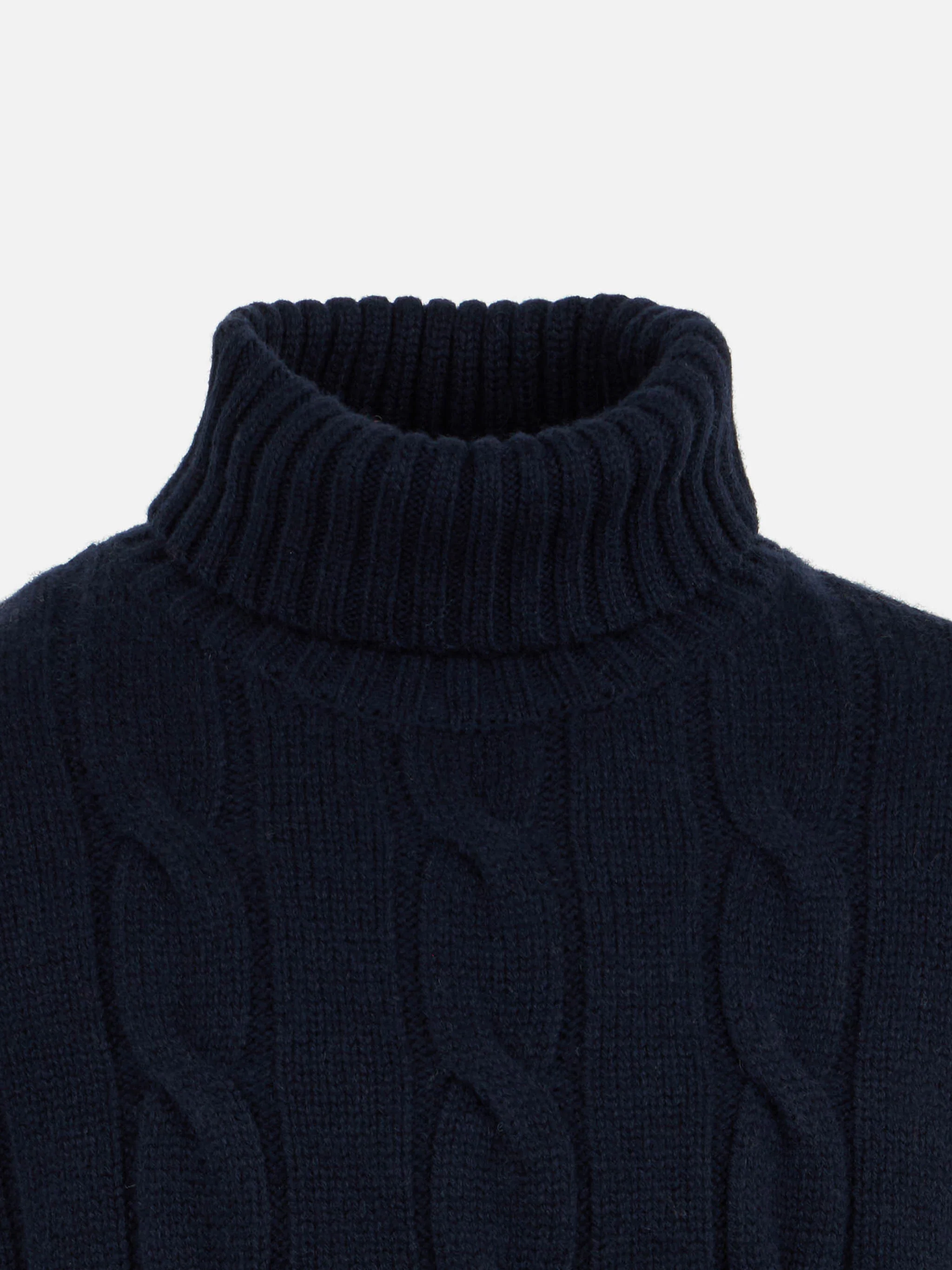 Fisherman Jr blue cable knit sweater - Image 3