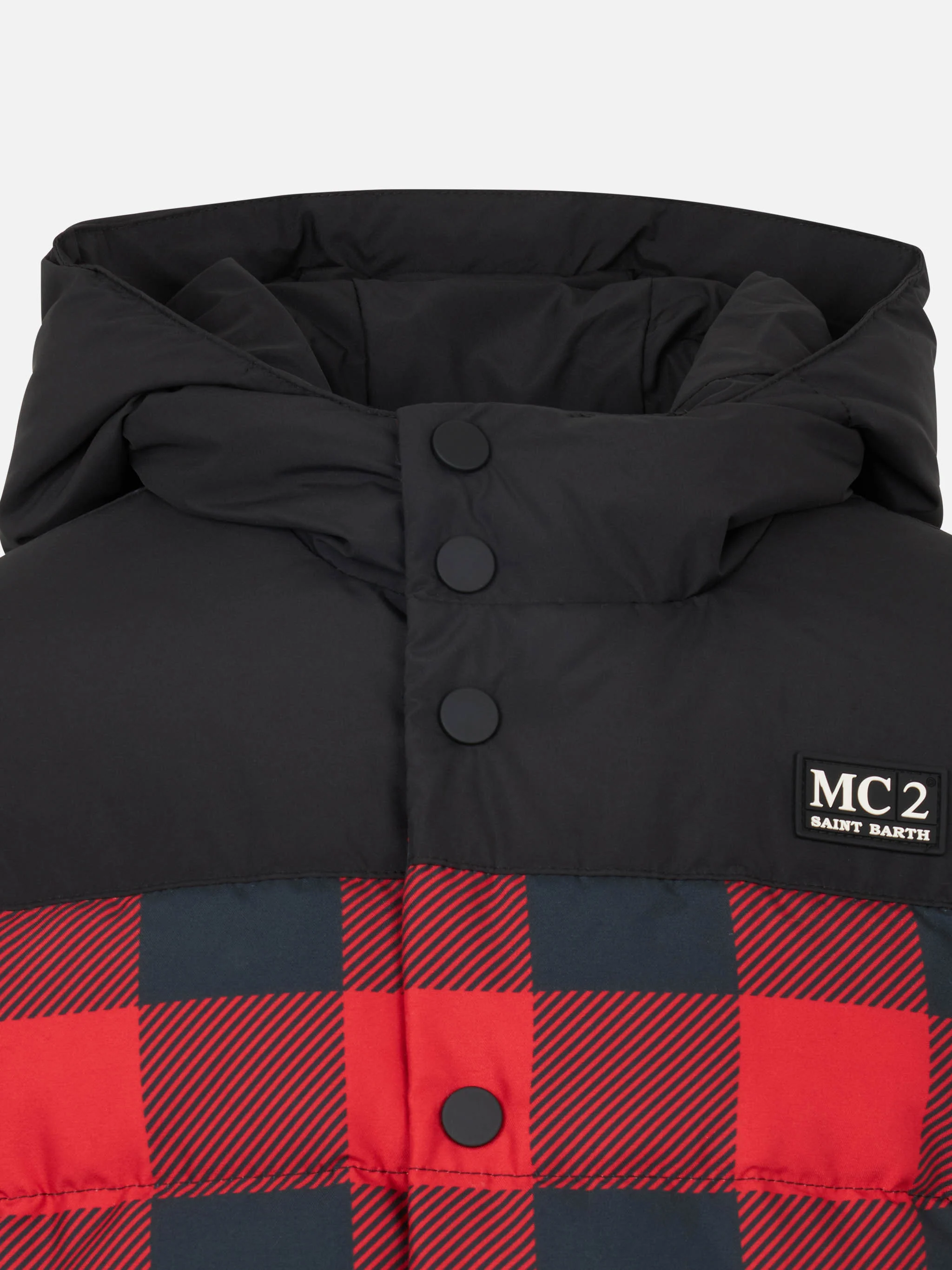 Boy hooded down padded jacket Baxter with Bart Simpson print | THE SIMPSONS SPECIAL EDITION - Image 3