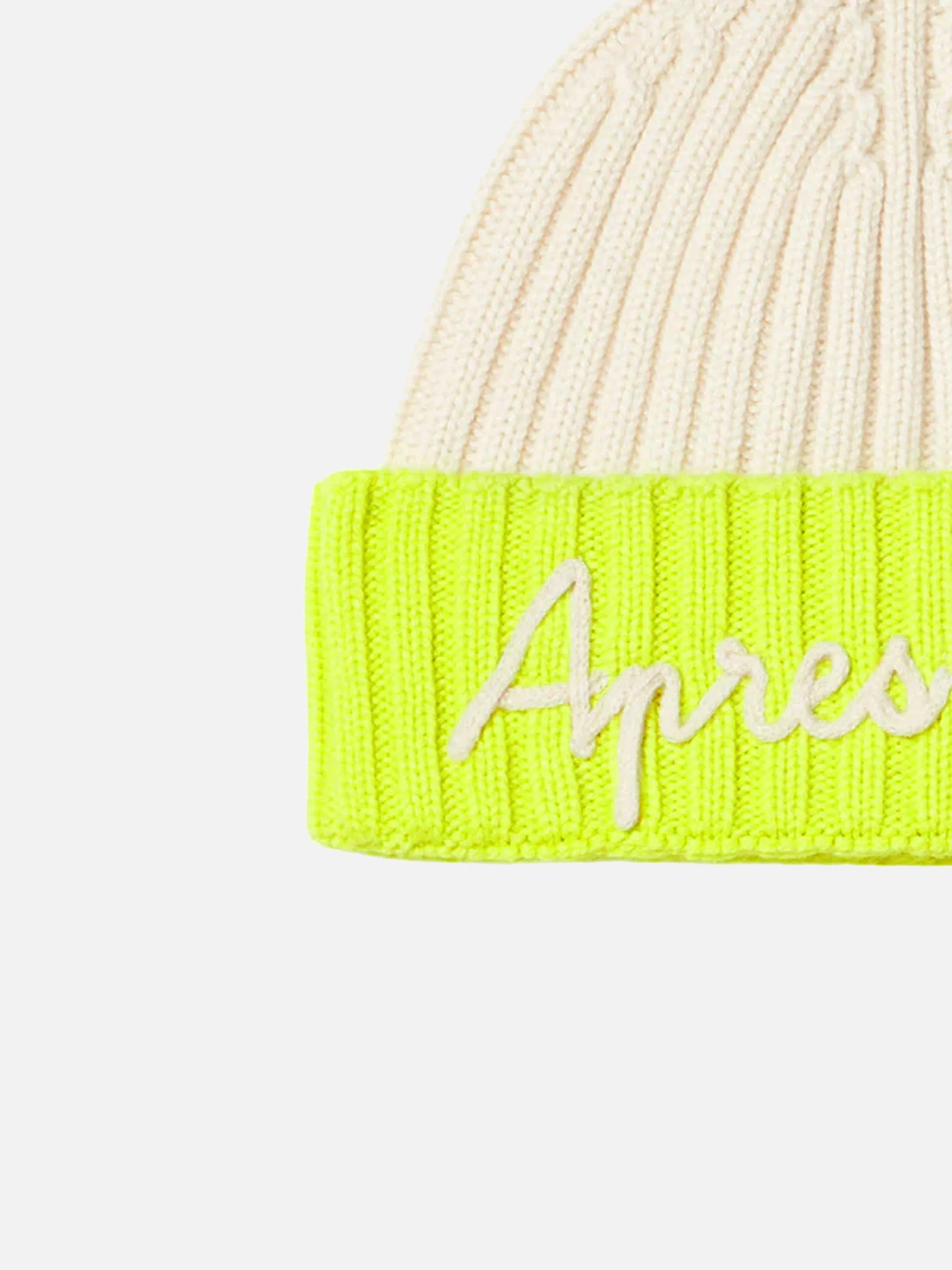 Boy knit beanie with Apres Ski embroidery - Image 3