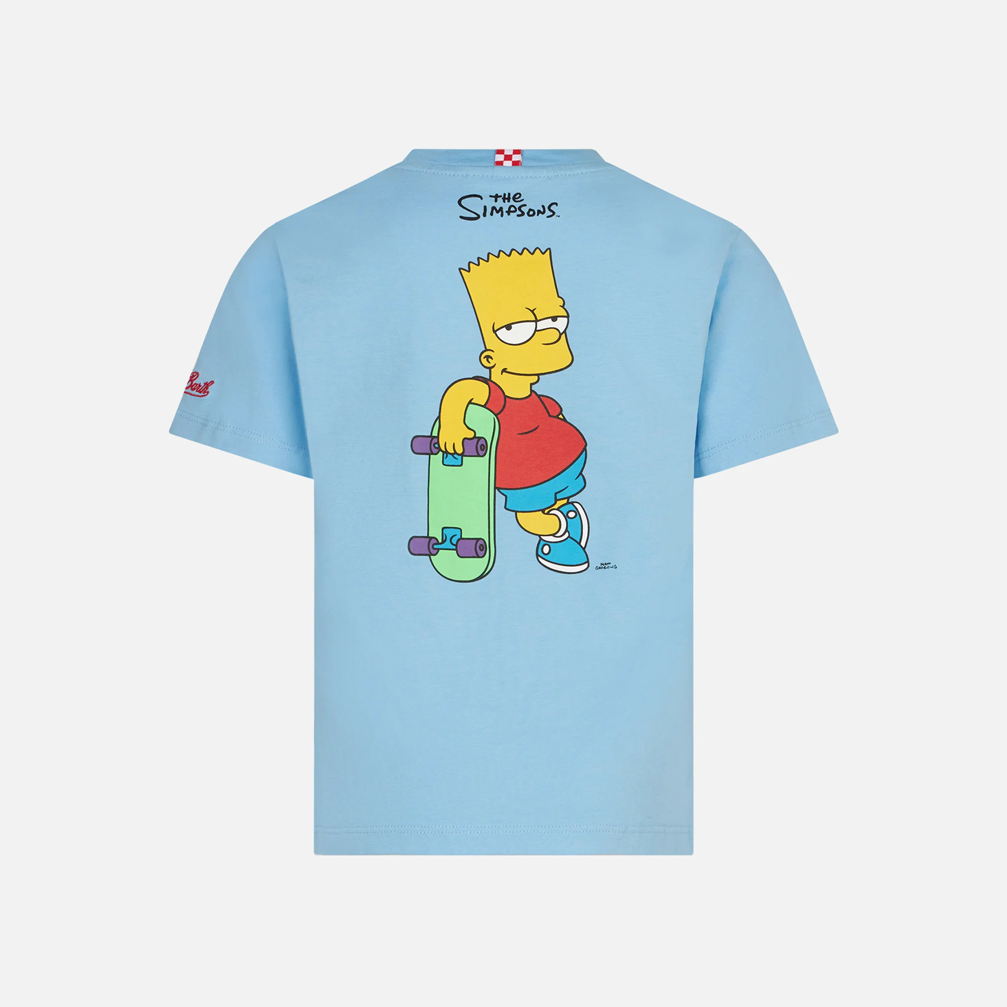 Boy light blue cotton t-shirt with skater Bart | THE SIMPSONS SPECIAL EDITION - Image 2