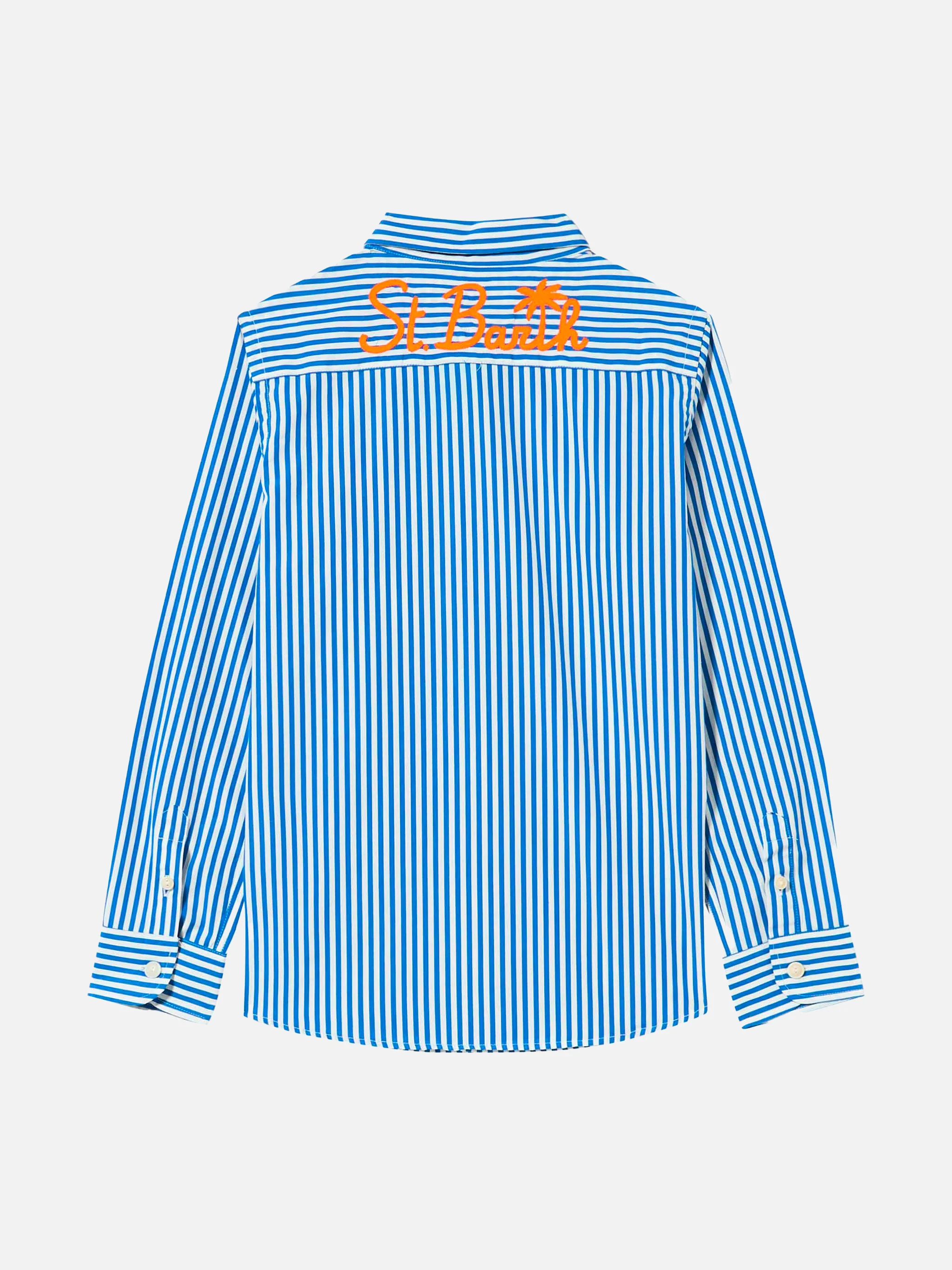 Striped cotton kid shirt Agnes - Image 3