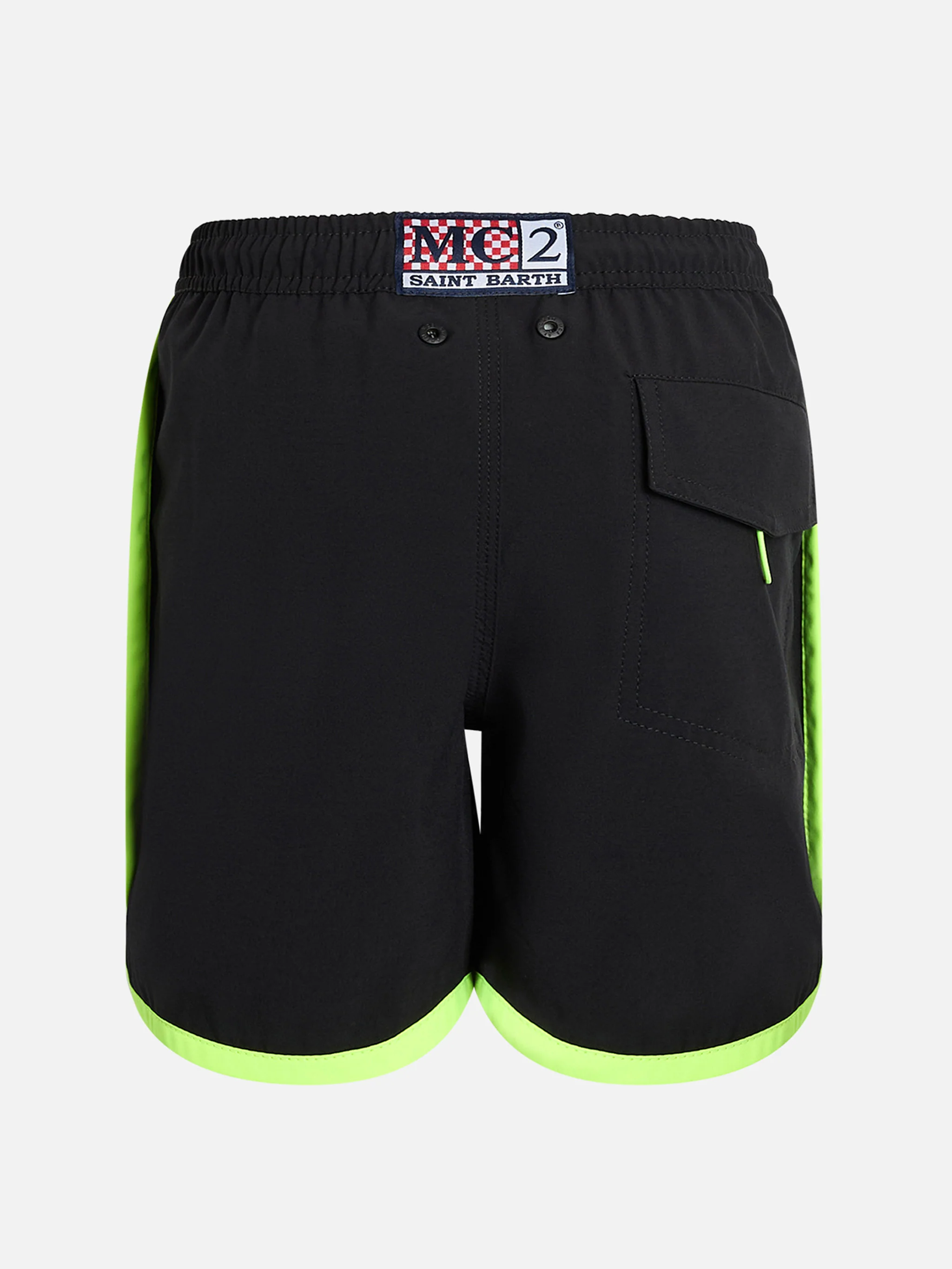 Boy long lentgh black swim shorts Kyte Comfort Jr - Image 2