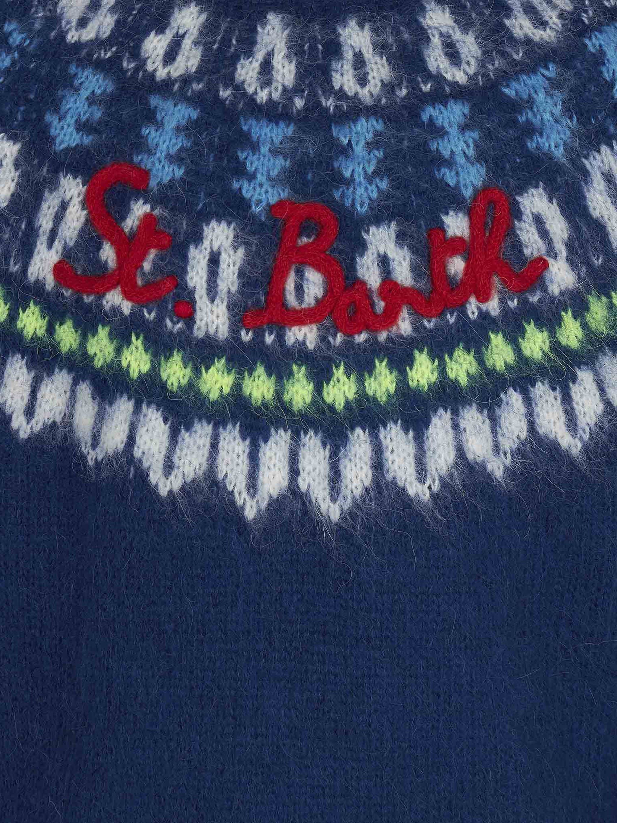 Boy brushed sweater with icelandic jacquard - Image 3