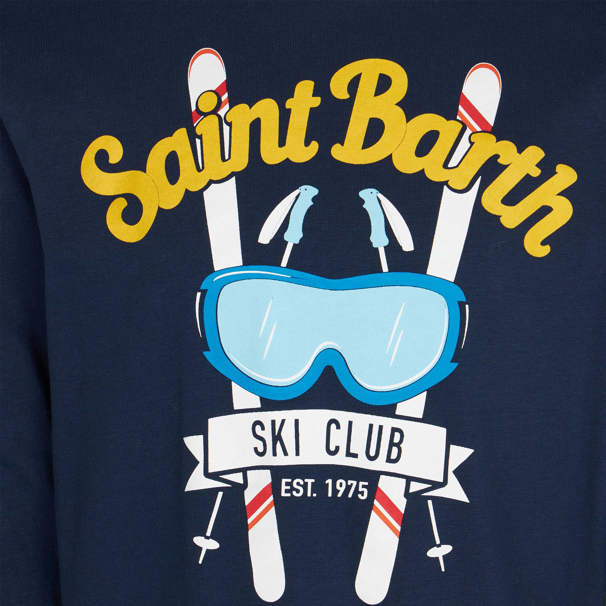 Boy navy blue t-shirt with print - Image 2