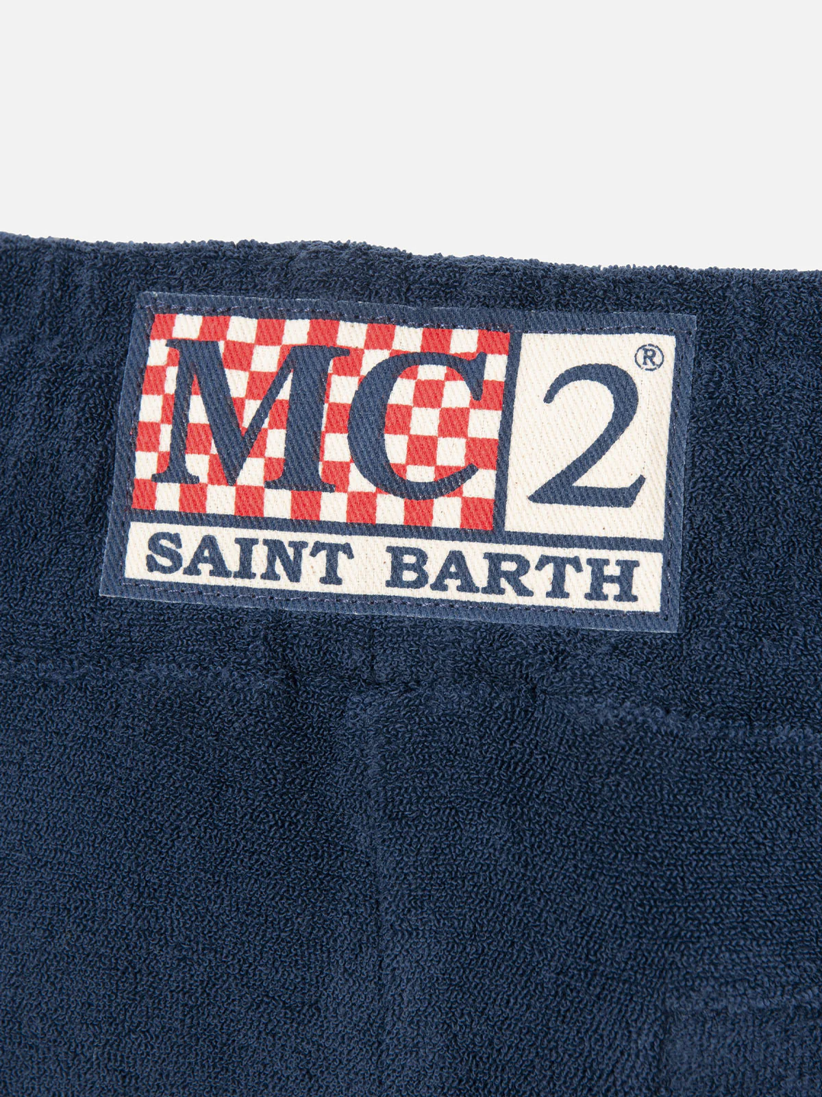 Boy navy blue terry bermuda shorts Randle Jr - Image 3