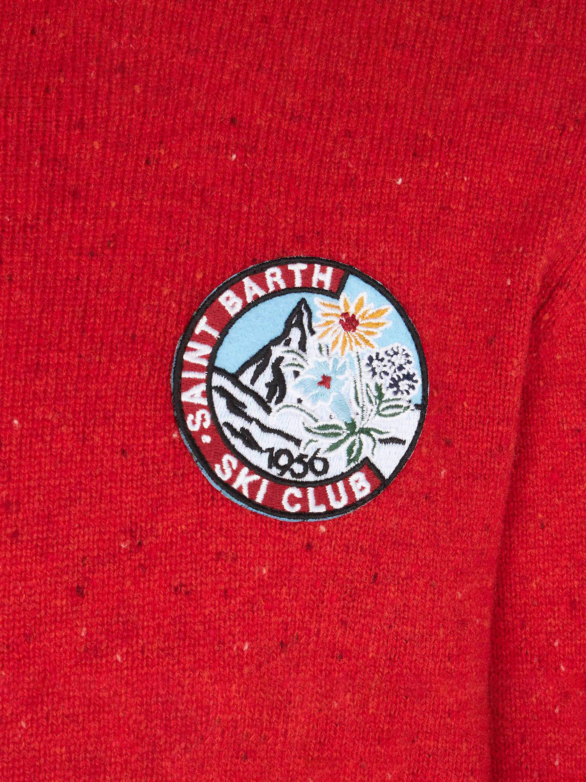 Boy red crewneck sweater - Image 3
