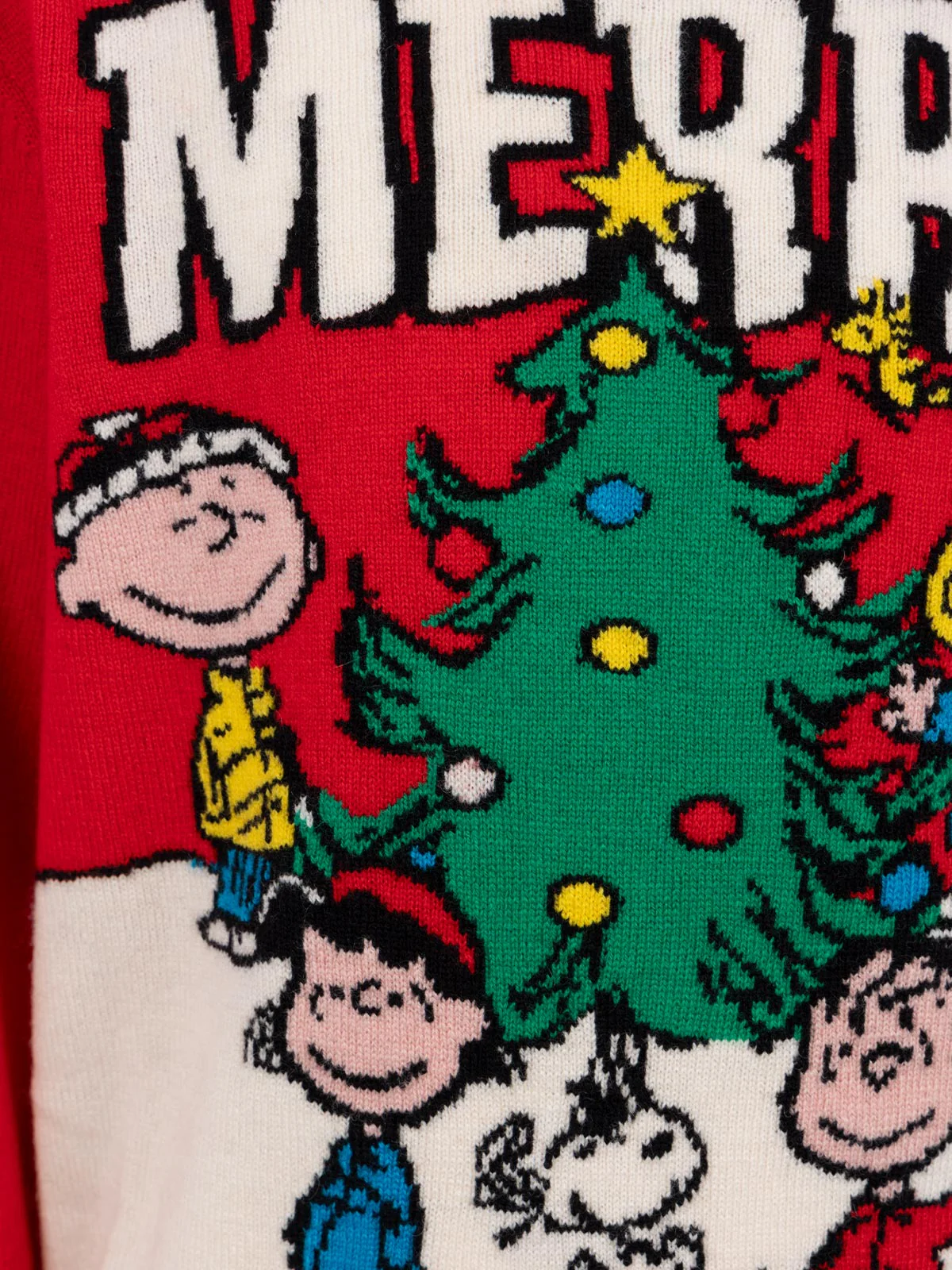 Kid red crewneck sweater Douglas with Penauts print | SNOOPY PEANUTS SPECIAL EDITION - Image 3