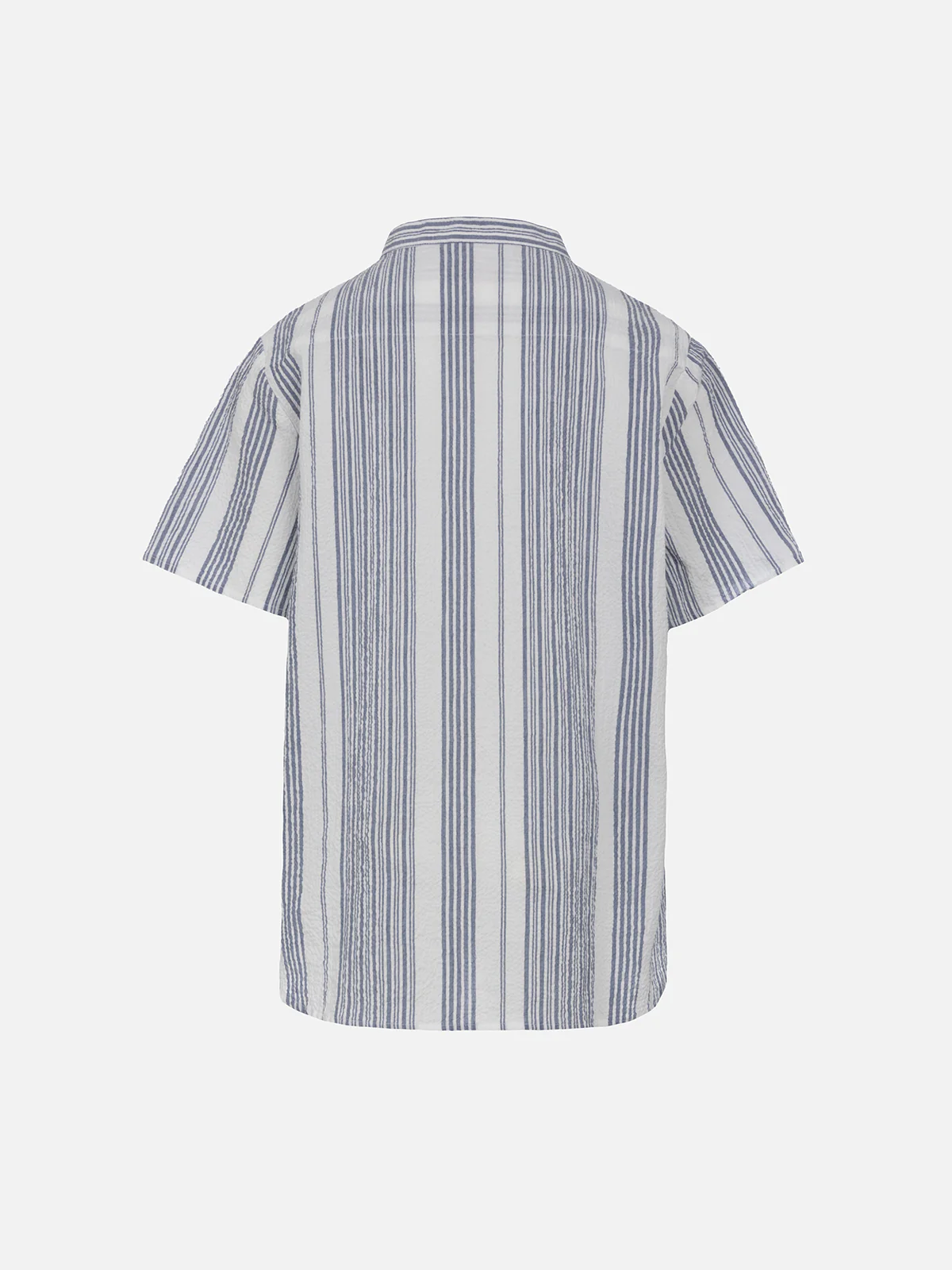 Antiparos blue and white striped shirt - Image 2