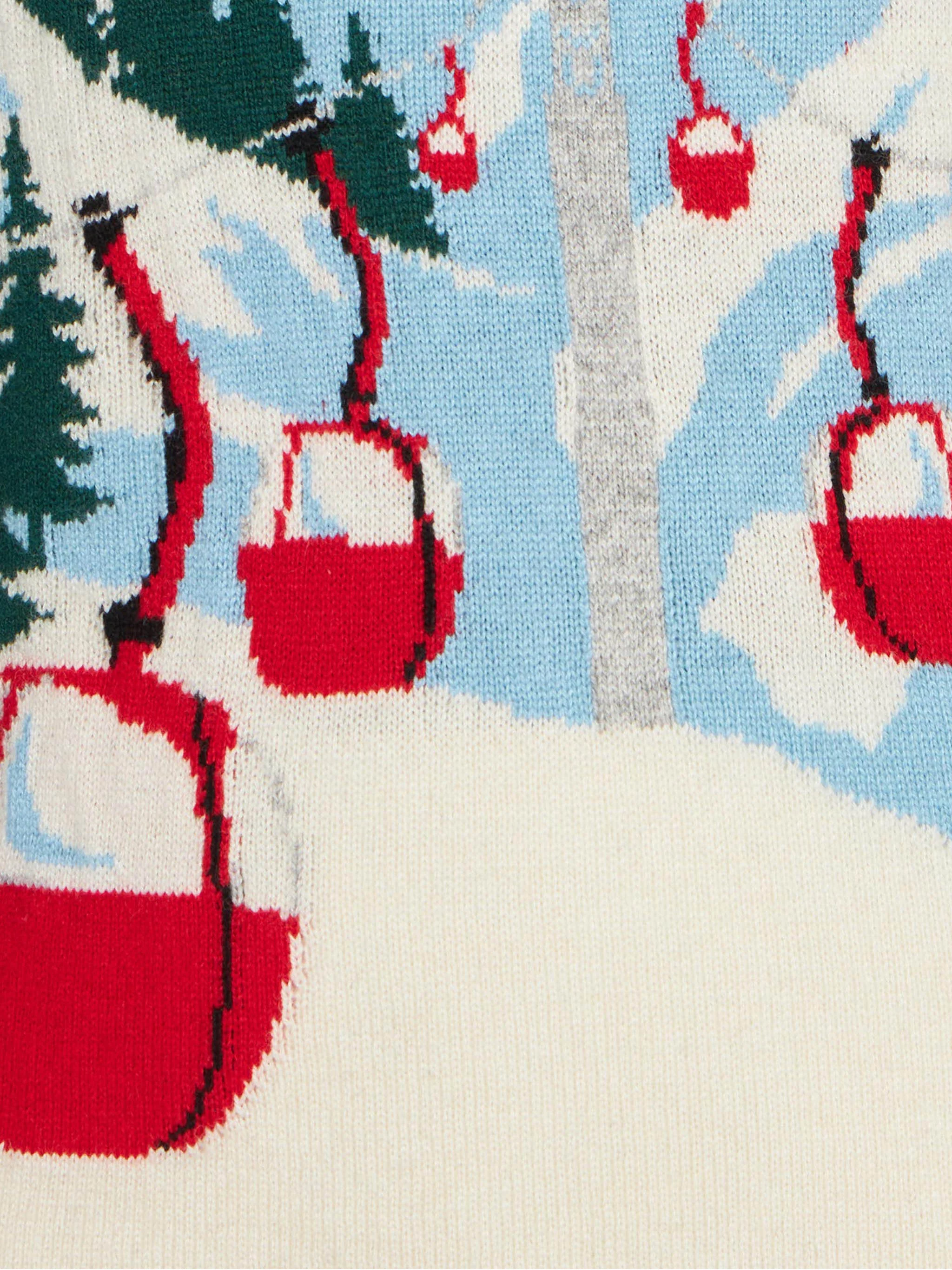 Boy sweater with Courmayeur jacquard - Image 3