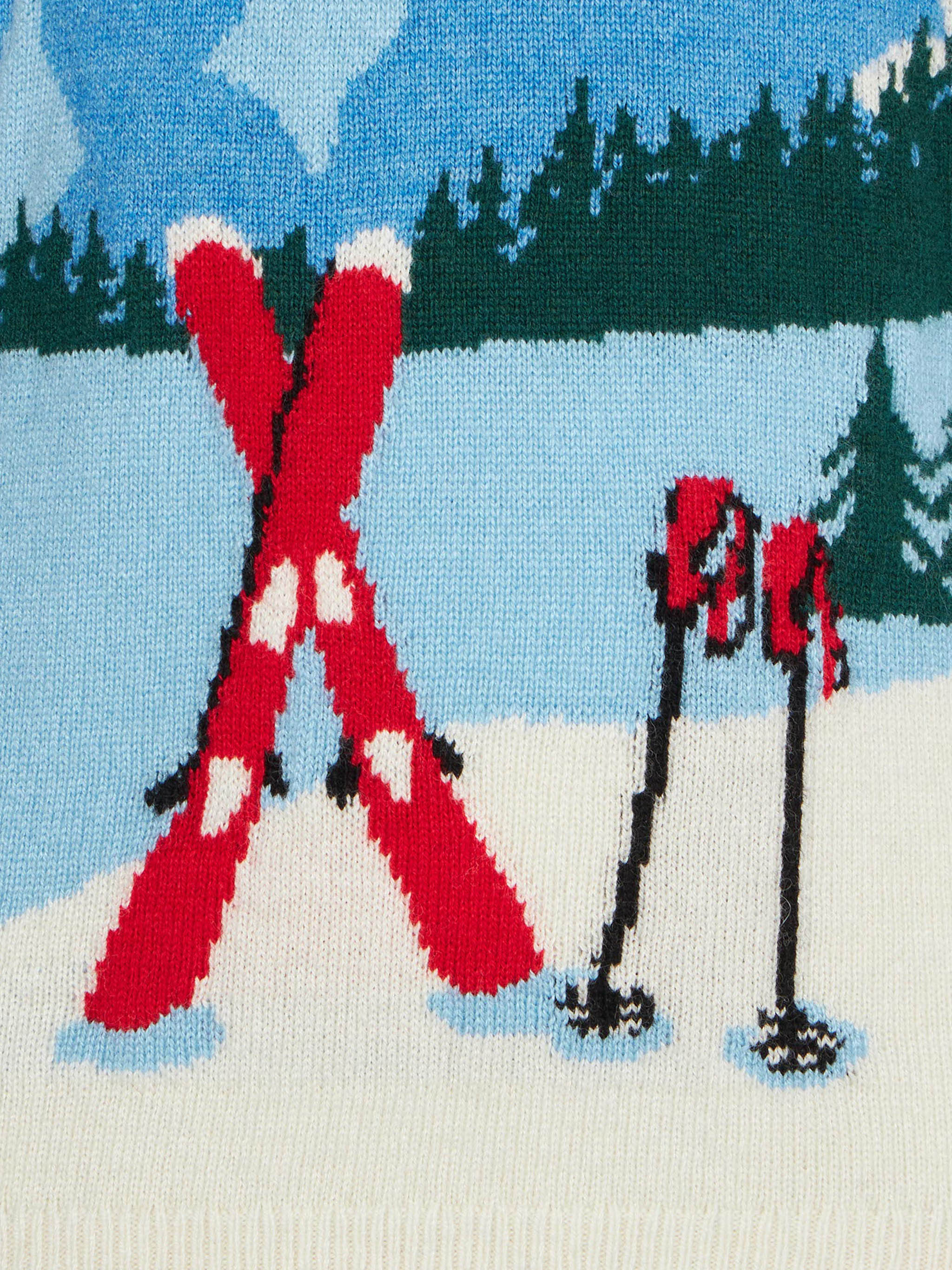 Boy sweater with mountains postcard print - Image 3