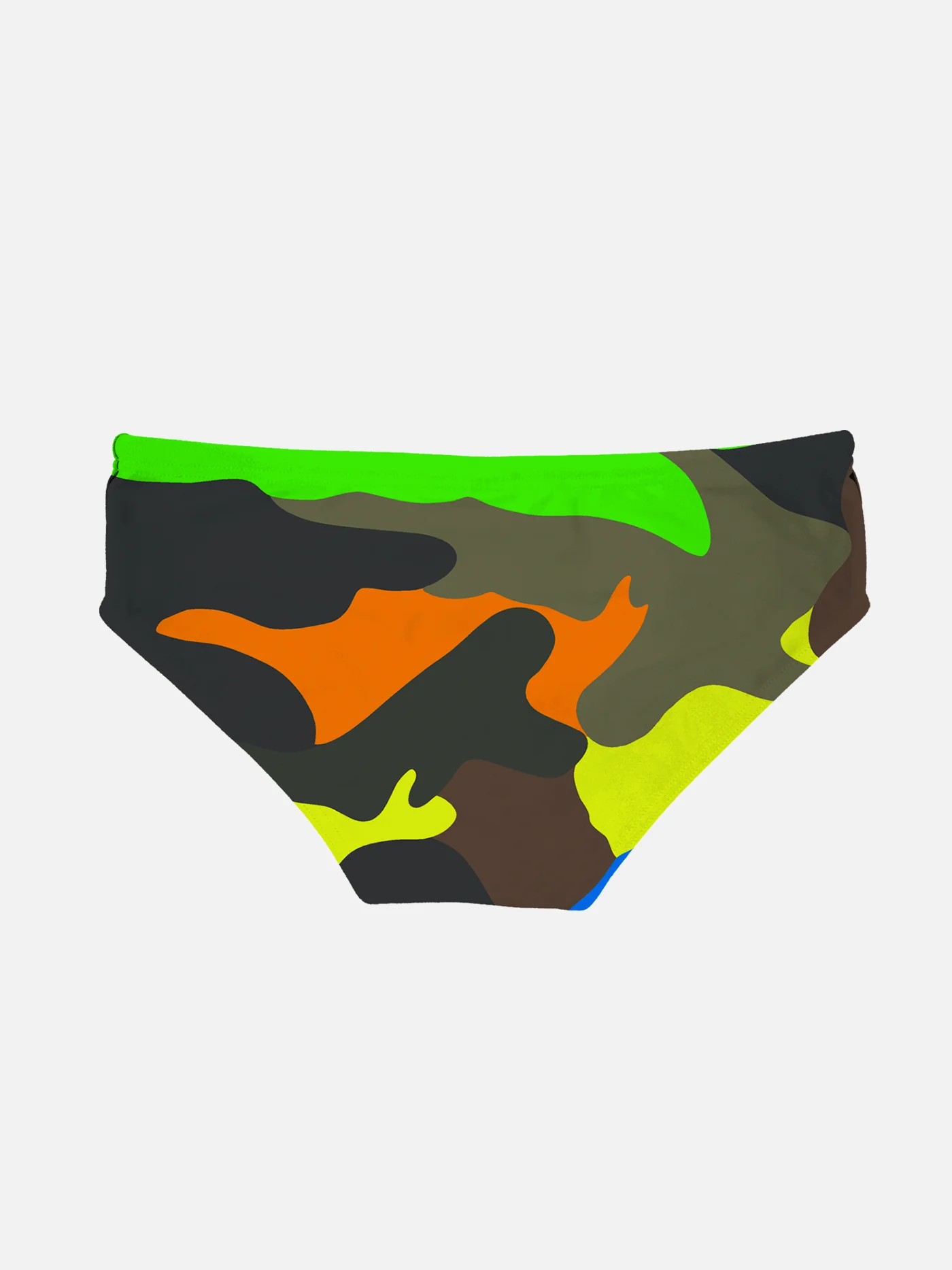 Boy swim briefs with multicolor camouflage print - Image 2
