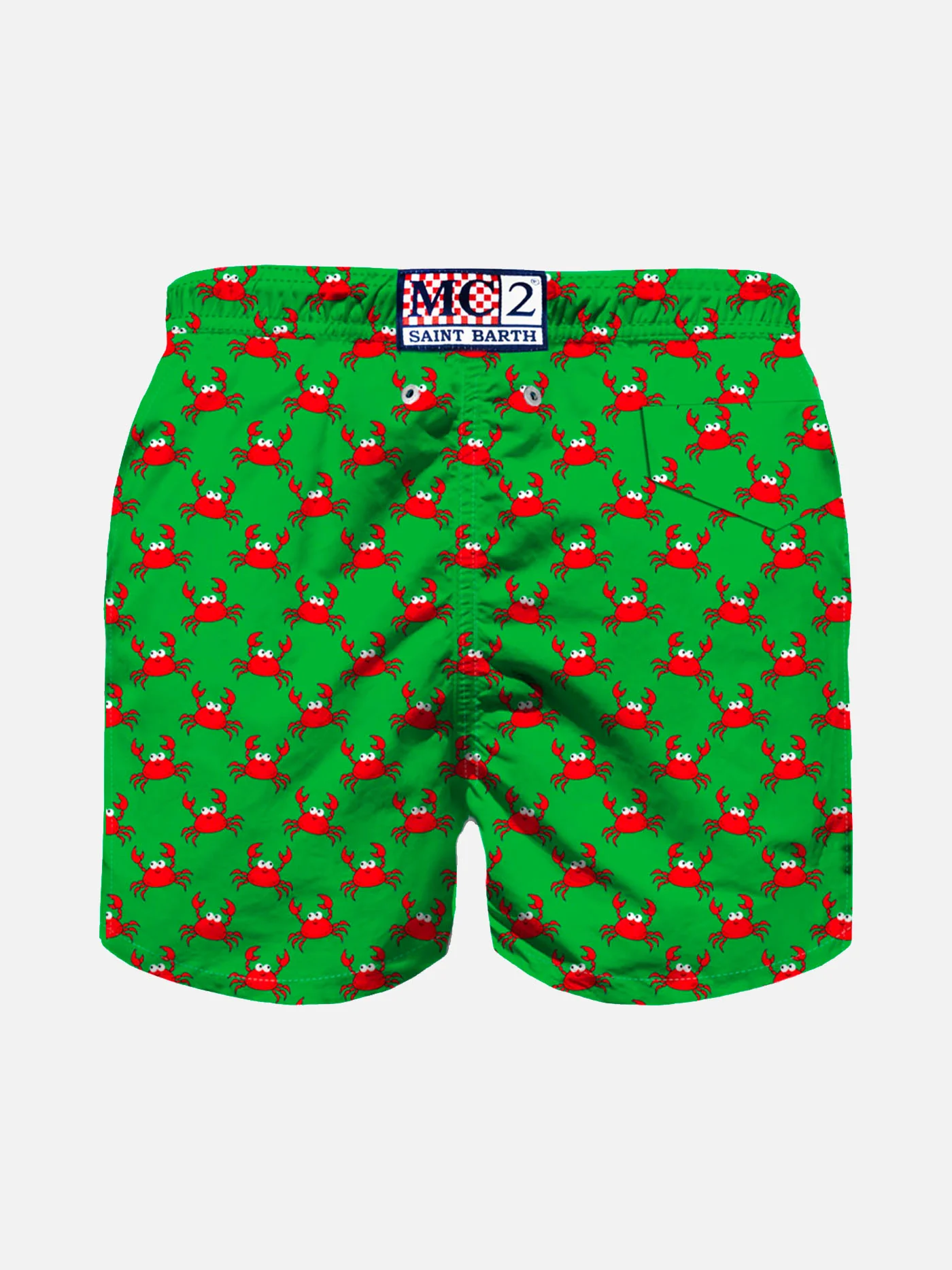 Boy swim shorts with crab print - Image 2