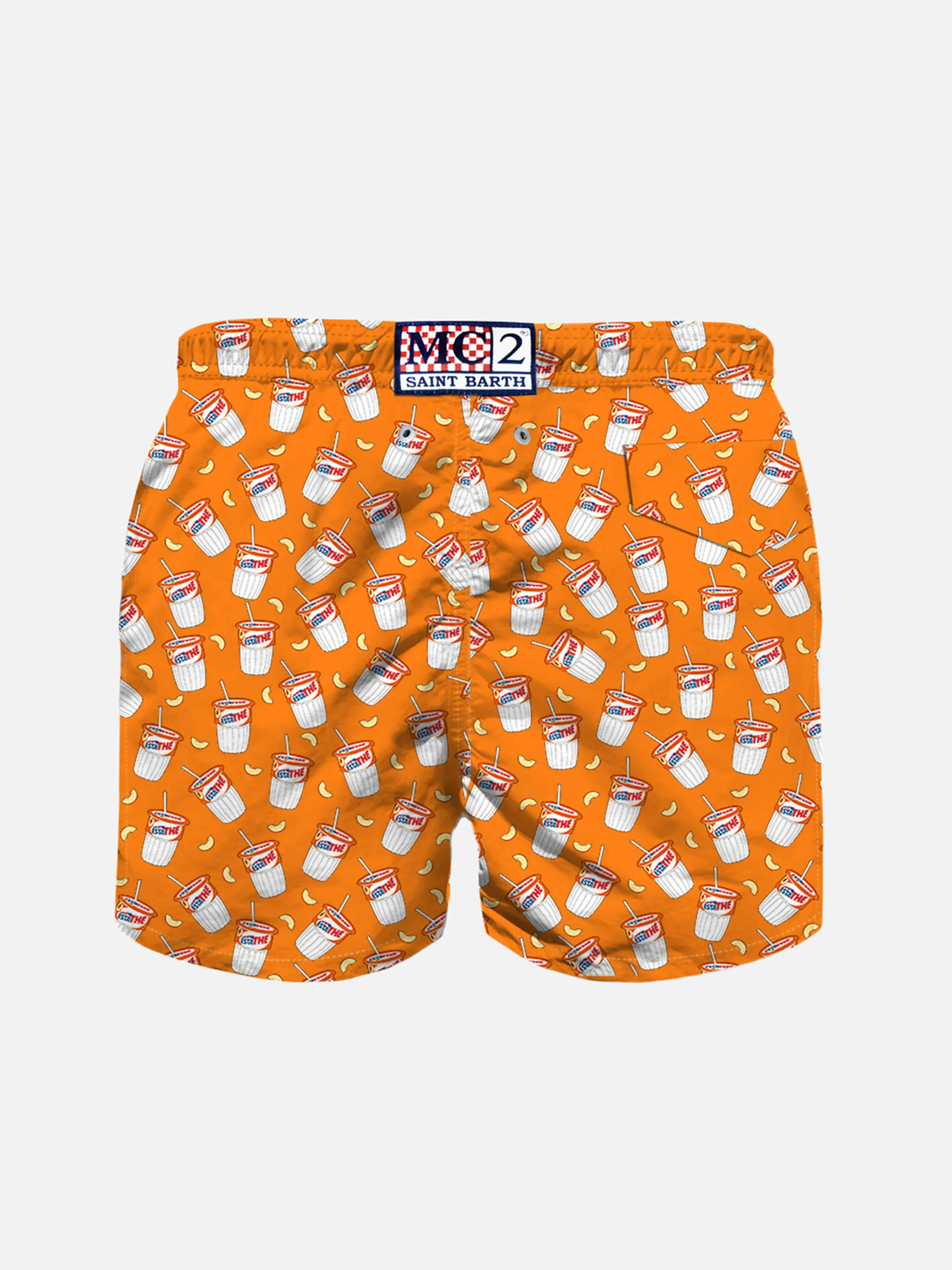 Boy swim shorts with Estathé print | Estathé® Special Edition - Image 2