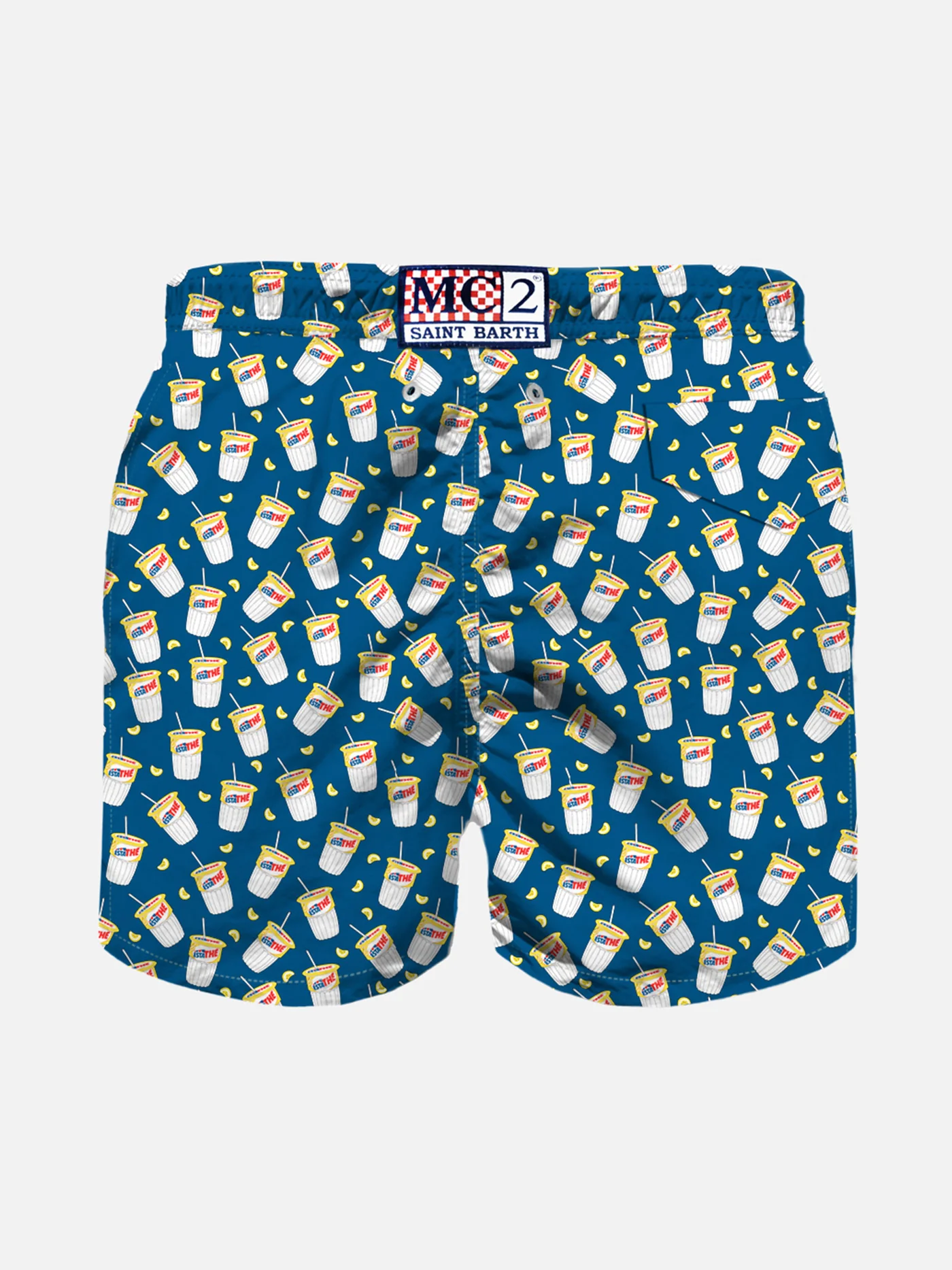 Boy swim shorts with Estathé print | Estathé® Special Edition - Image 2