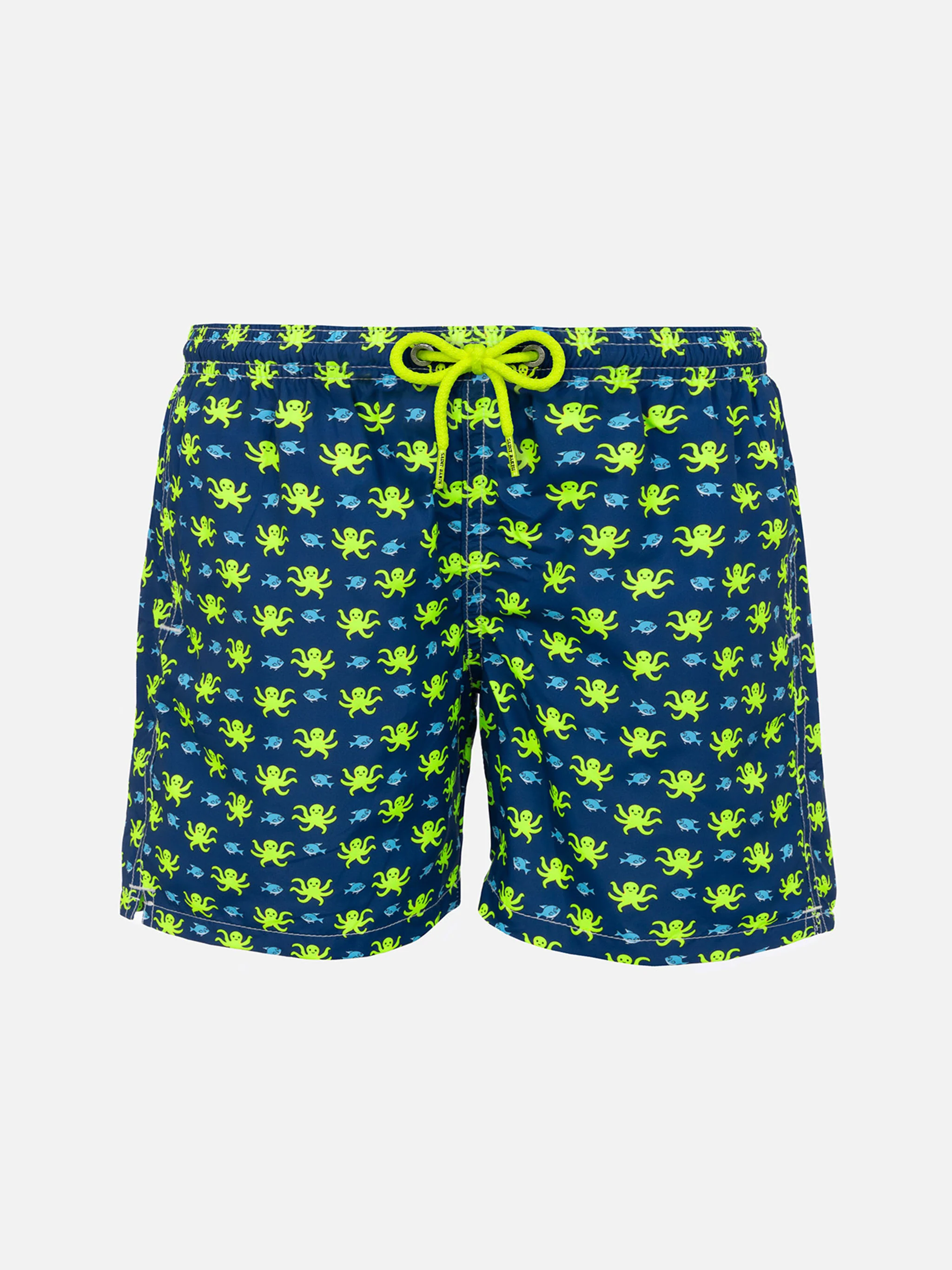Boy swim shorts with octopus print