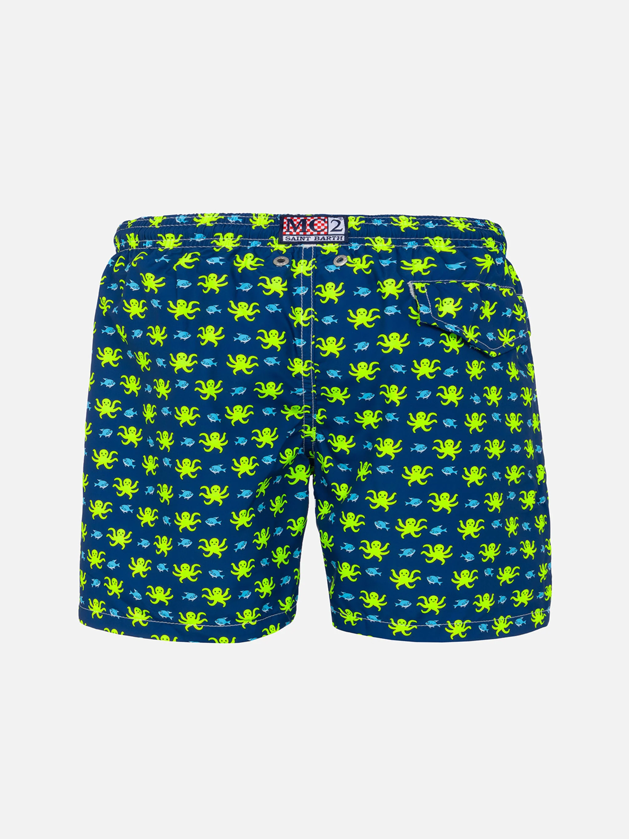 Boy swim shorts with octopus print - Image 2