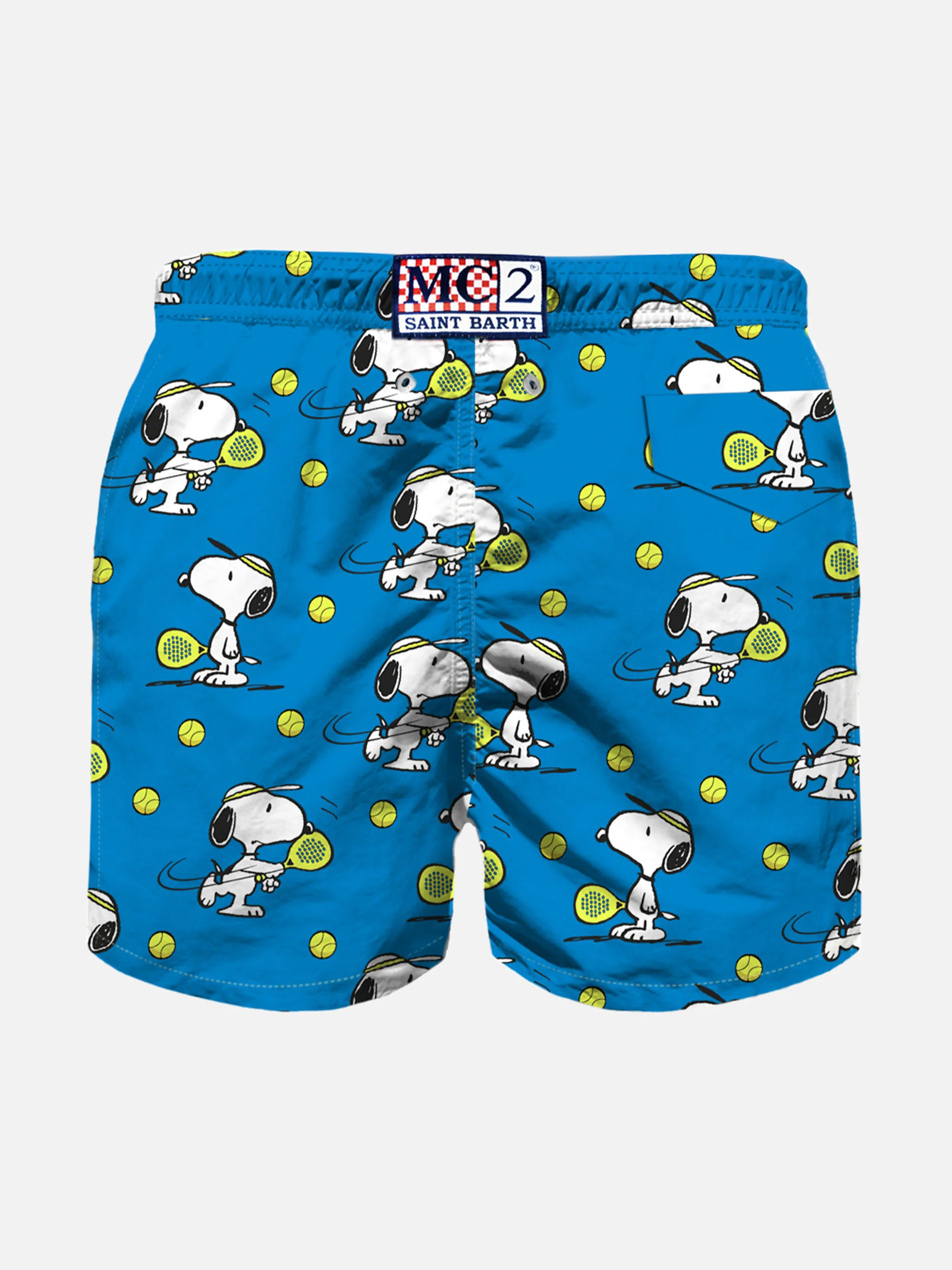 Boy light fabric swim shorts with Snoopy Padel print | SNOOPY - PEANUTS™ SPECIAL EDITION - Image 2