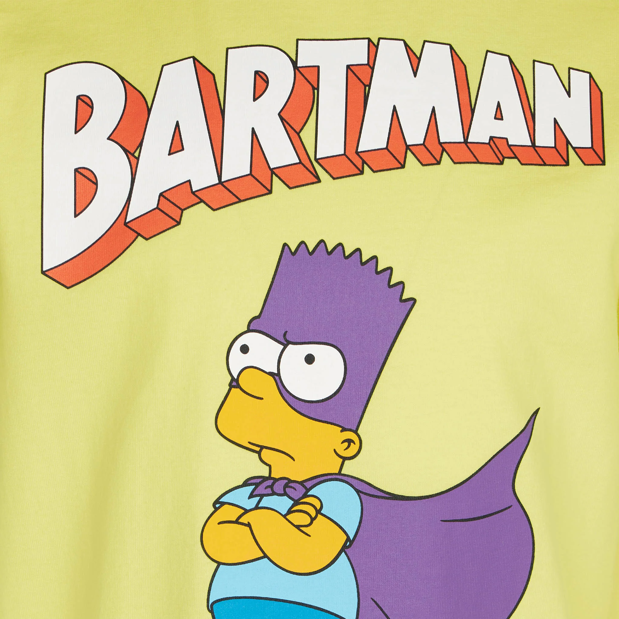 Yellow t-shirt Bartman print | Special edition - Image 2
