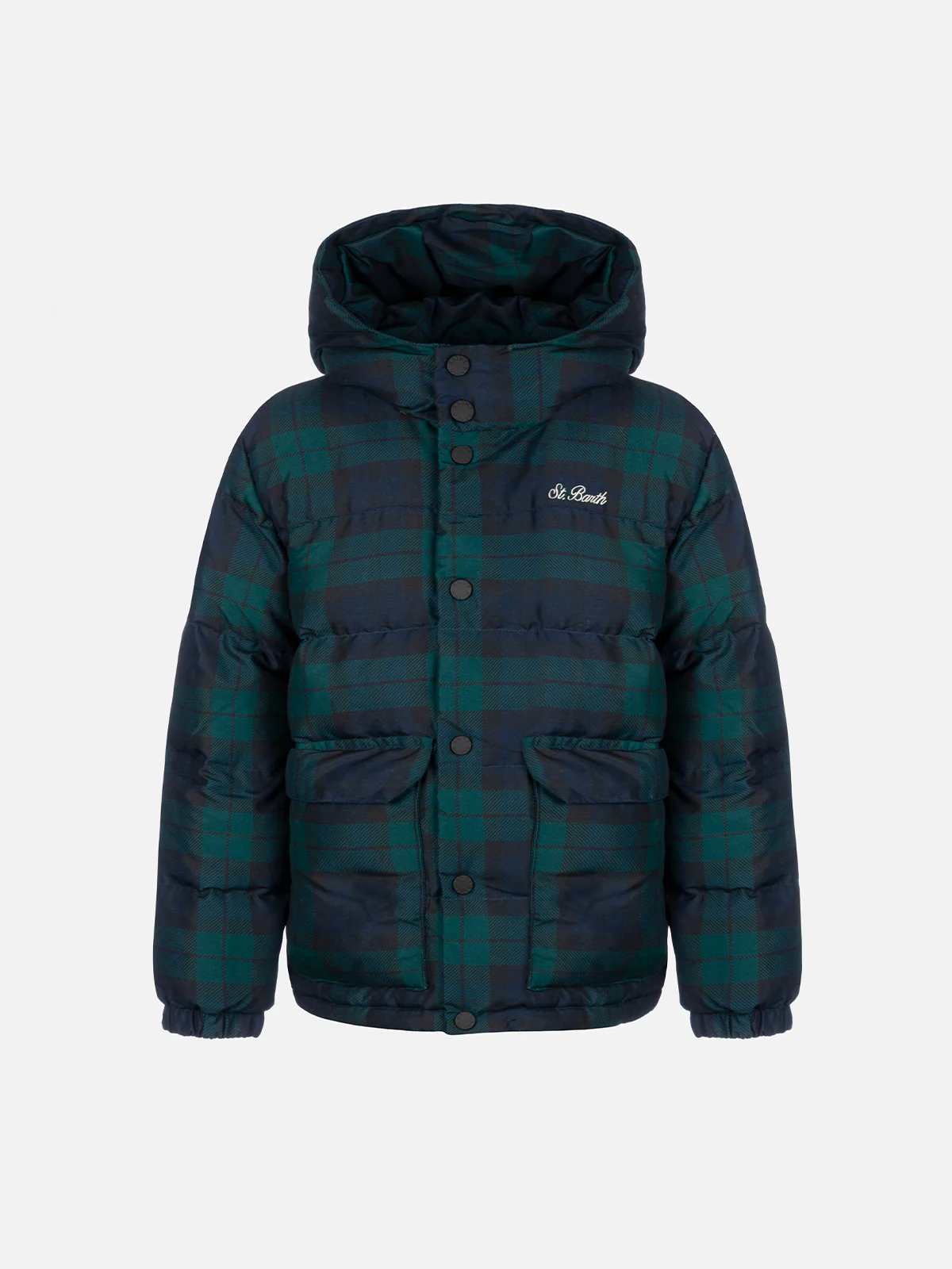 Boy hooded down padded jacket Baxter Jr. with Snoopy print | SNOOPY PEANUTS SPECIAL EDITION - Image 2