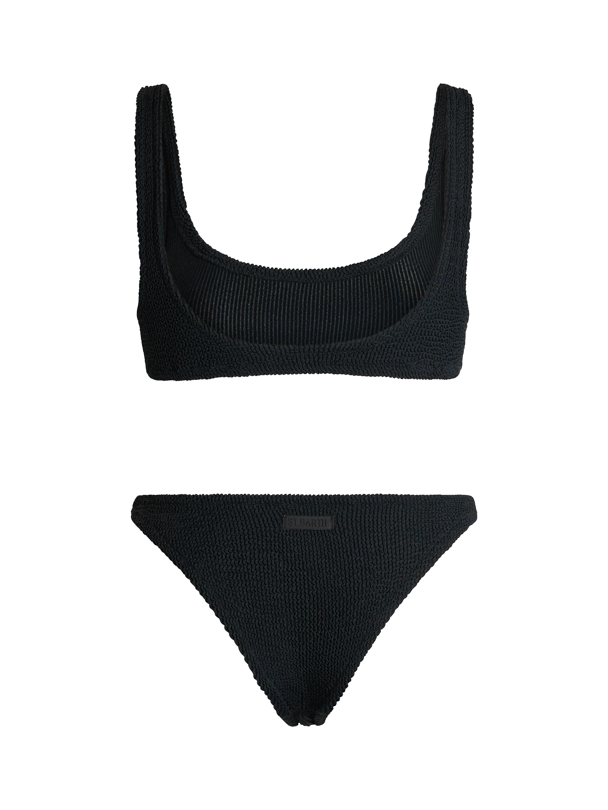 Bralette bikini Naima Naomi in black crinkle - Image 3