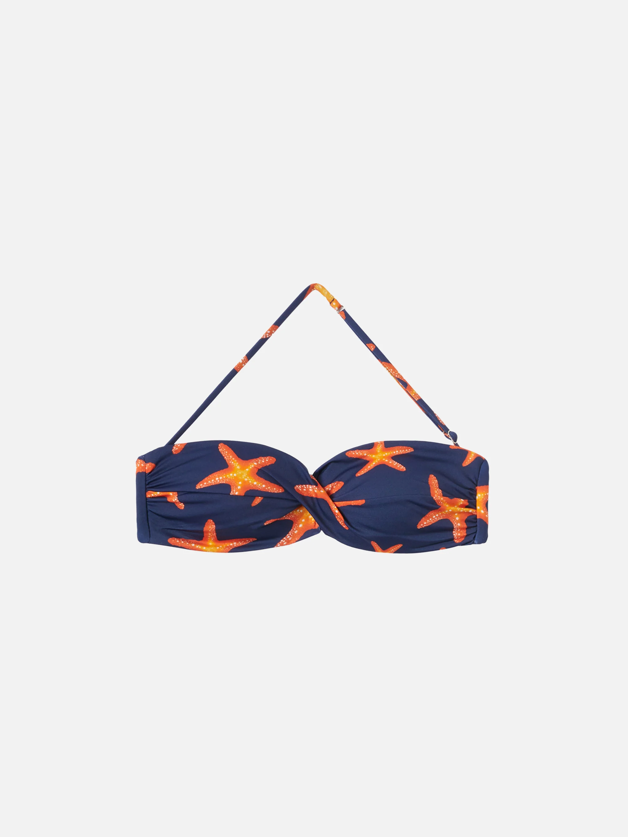 Bralette top Tiarè with starfish print