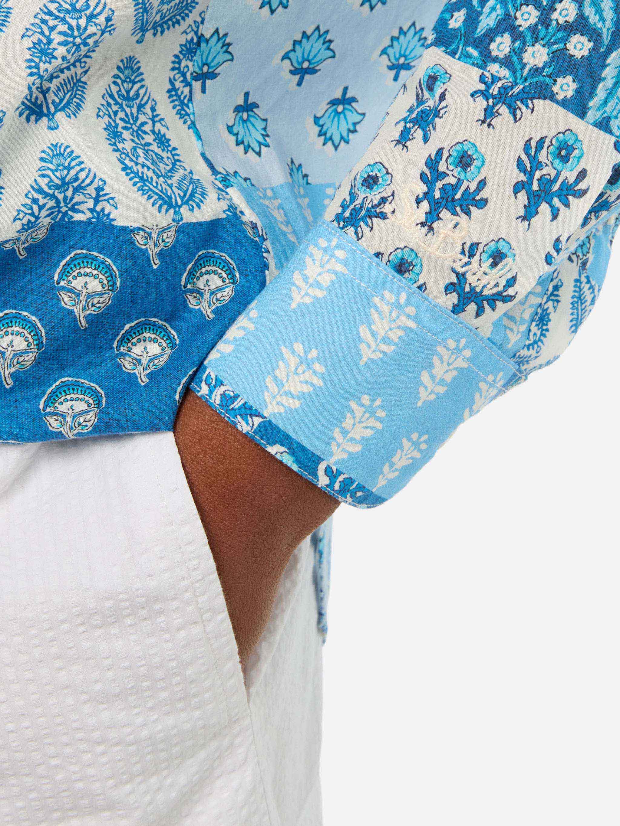 Brigitte flower-print cotton shirt - Image 2