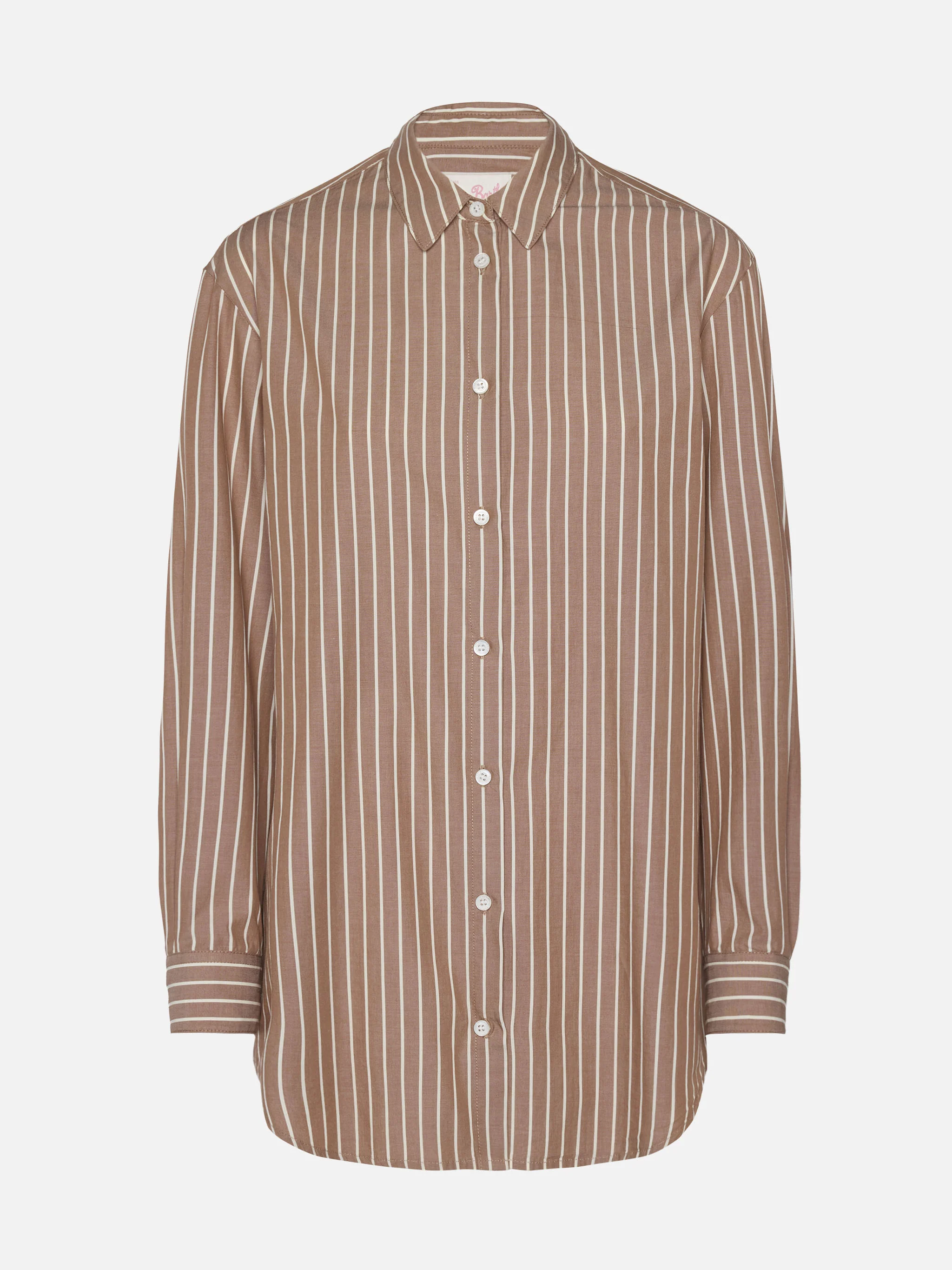 Brigitte striped-print cotton shirt with Sea, Sun St.Barth - Image 5