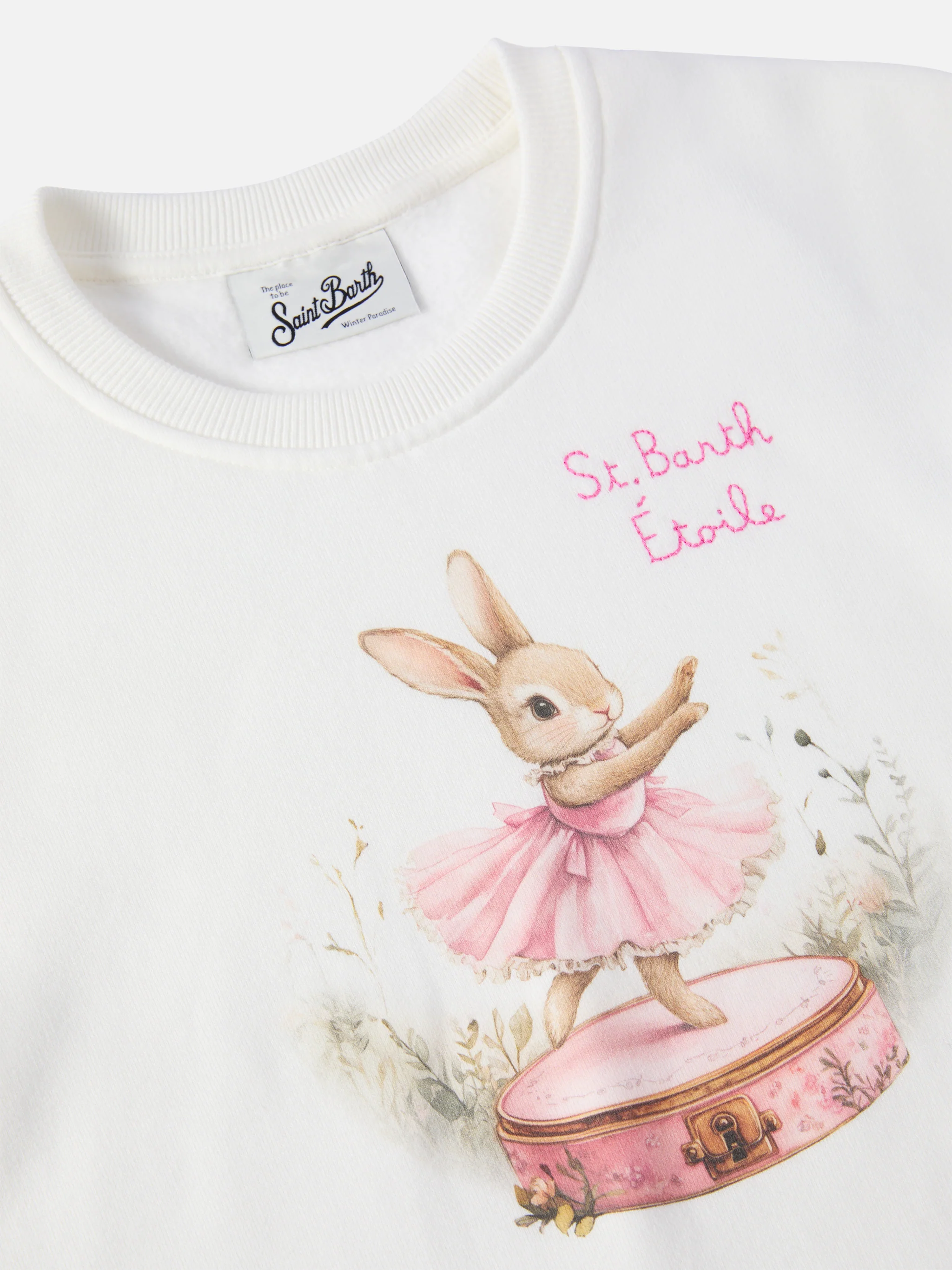 Briony crewneck sweatshirt with bunny print - Image 2