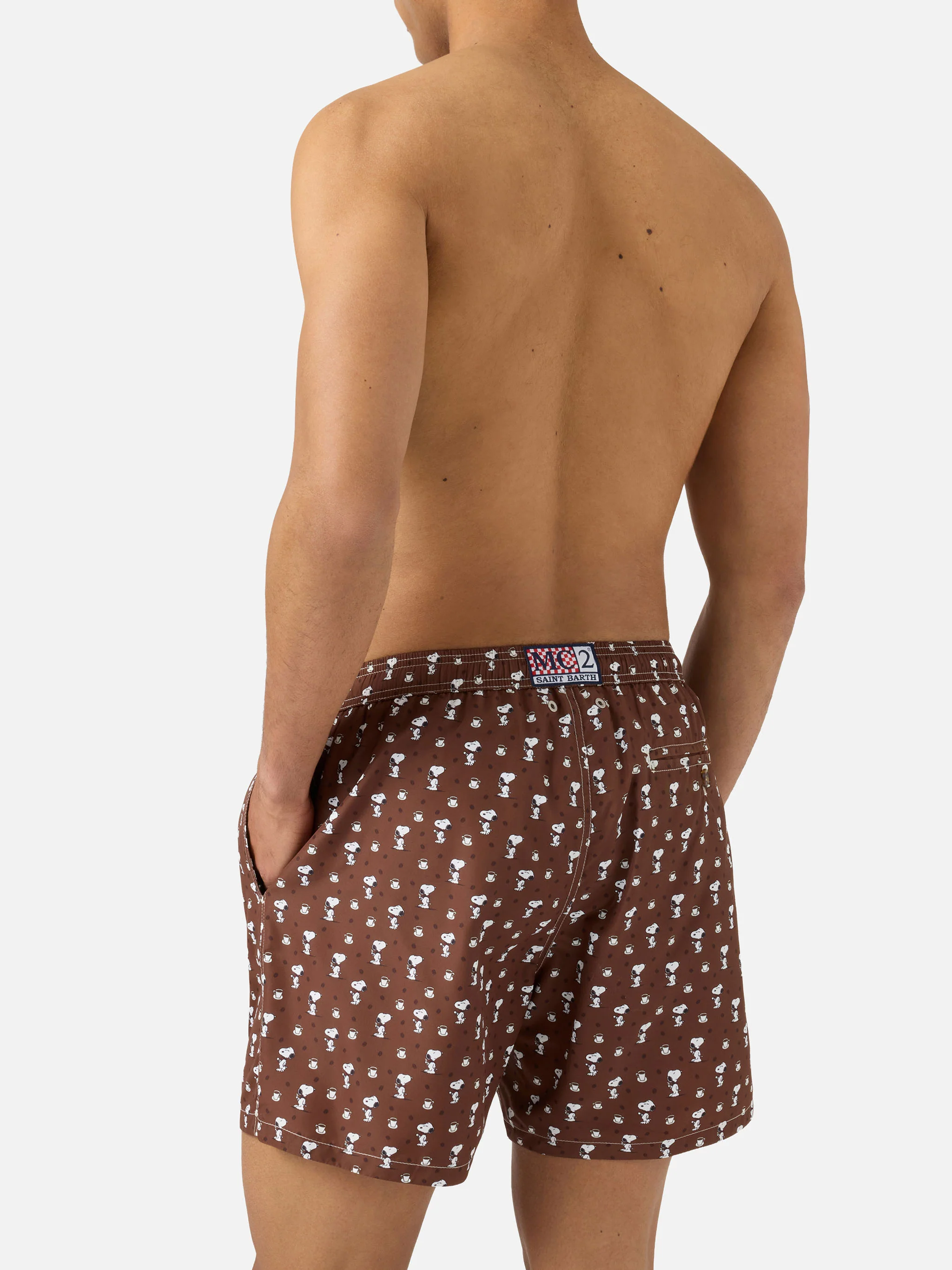 Brown Lighting Micro swim shorts with Snoopy print | Special Edition - Image 5