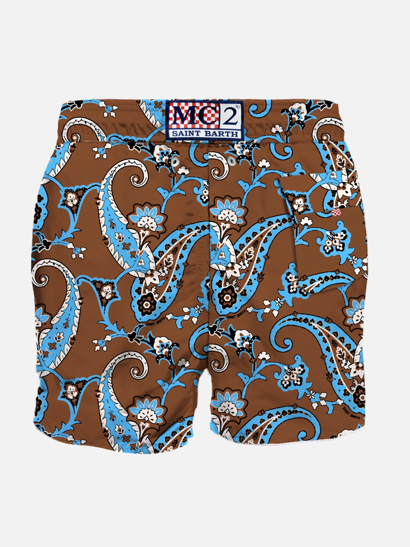 Gustavia paisley linen swim shorts - Image 2