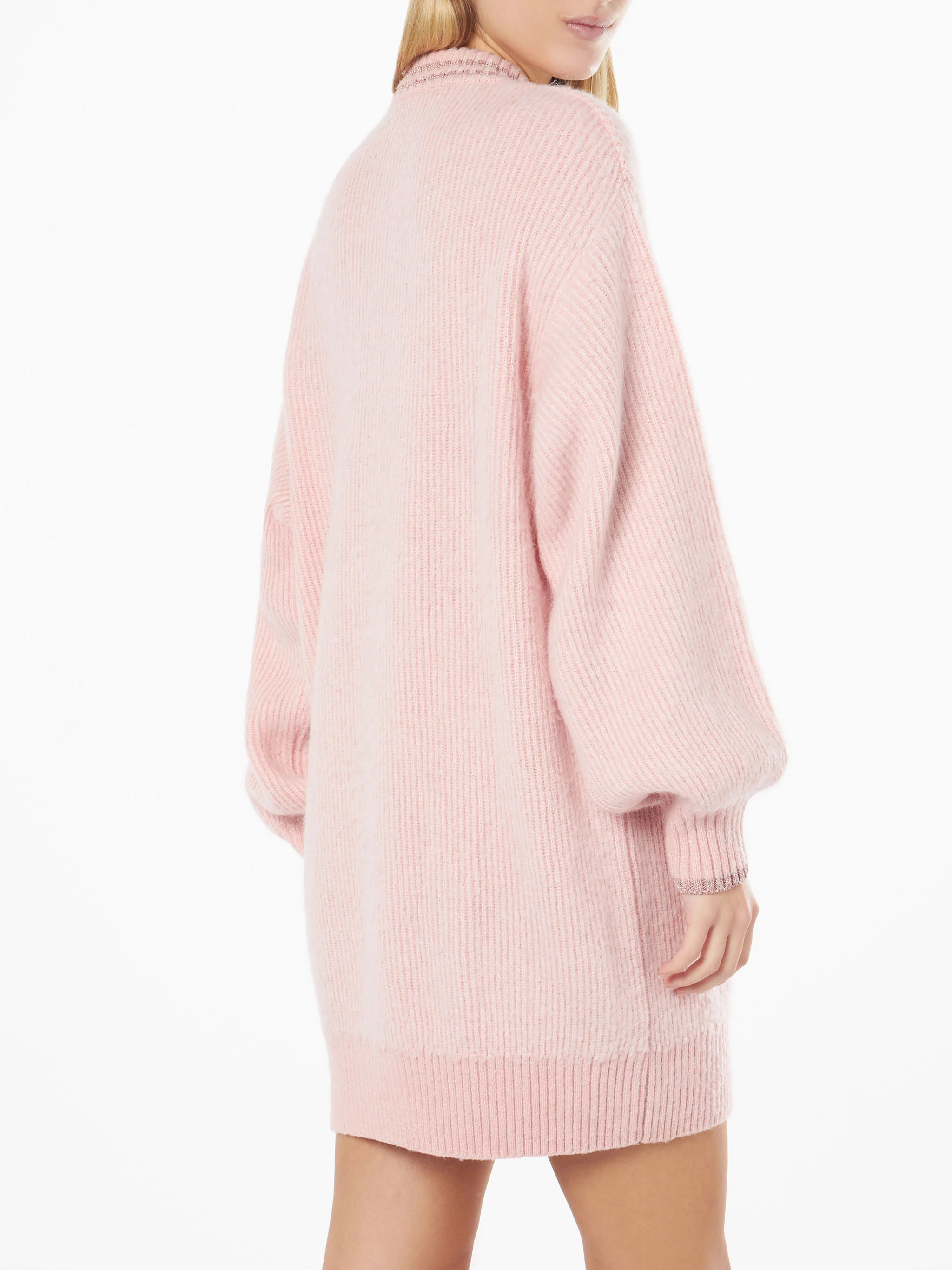 Brushed knit dress with Belle Rebelle embroidery - Image 2